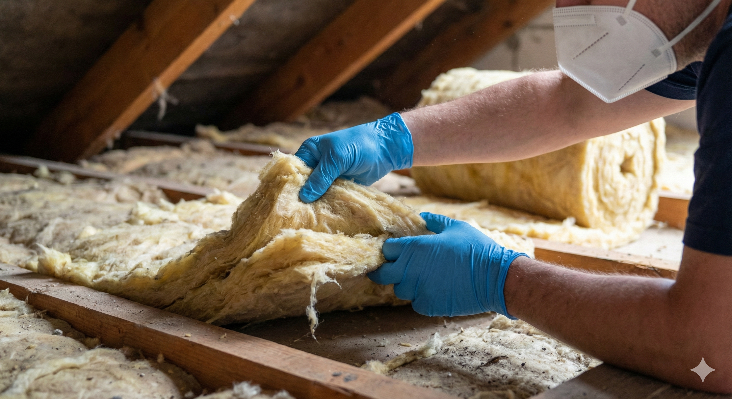 Künstliche Mineralfasern (KMF): Wann ist die alte Dämmwolle im Dach krebserregend?
