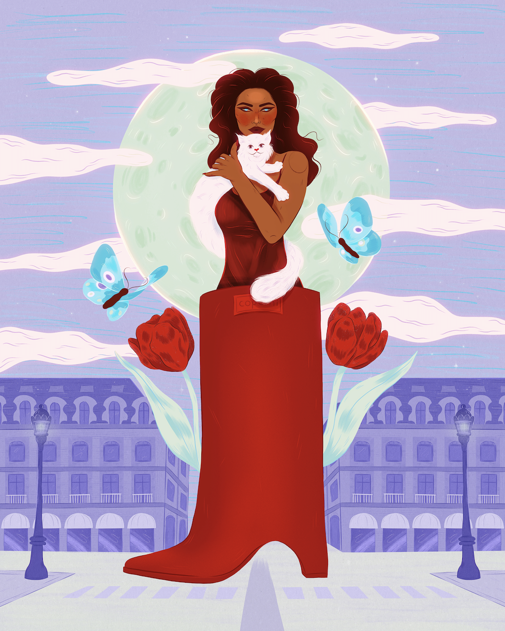 illustration produit luxe Clara Bergoend