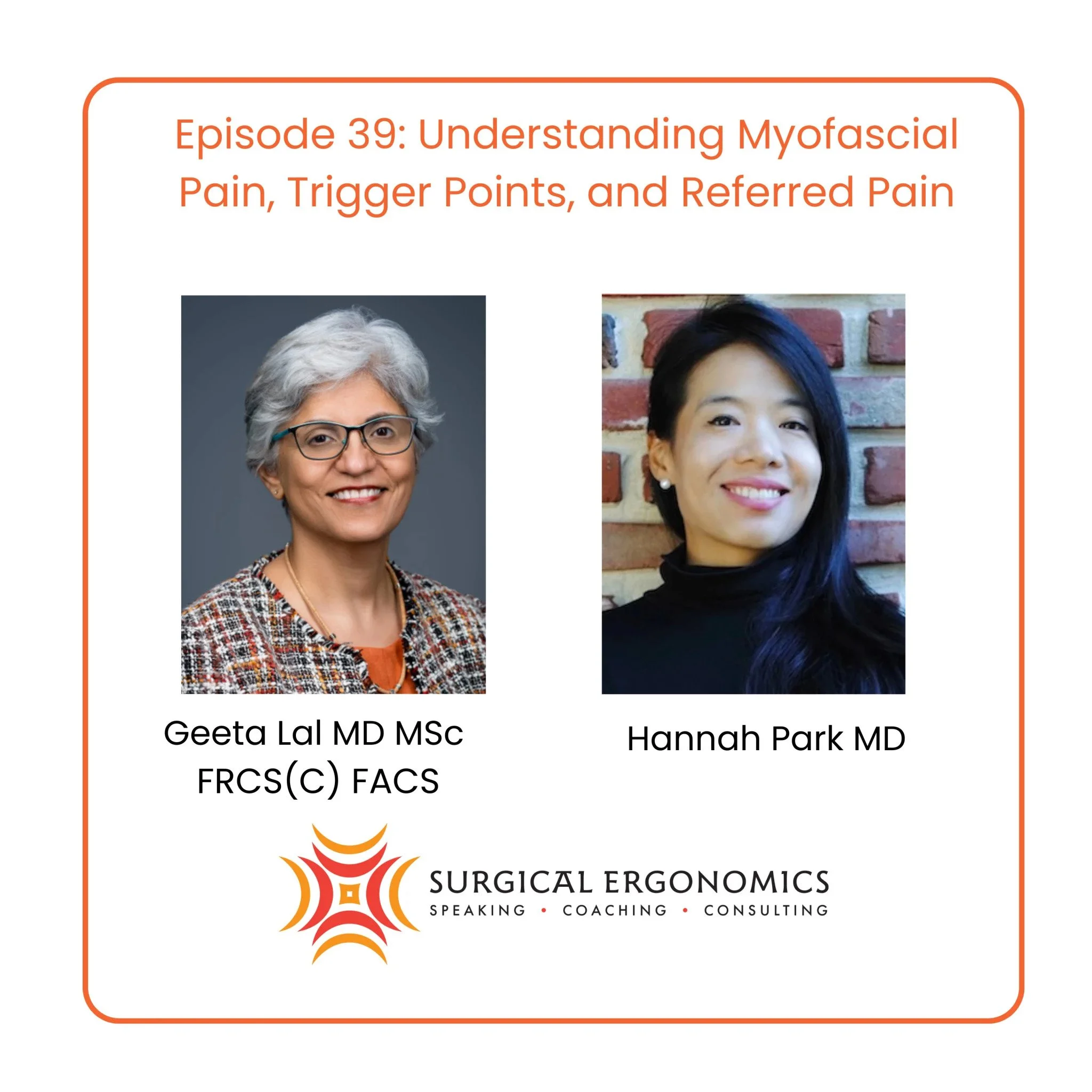 Dr. Park featured on Surgical Ergonomics podcast