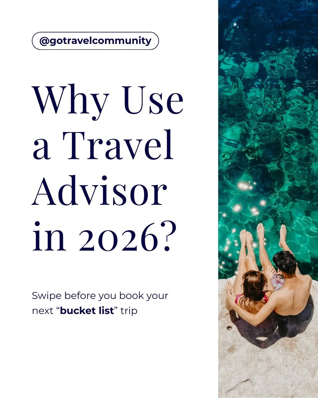 Most people think travel advisors disappeared years ago.

They didn&rsquo;t.

Bad travel planning did.

Before you book your next bucket list trip, swipe through this.

You might discover why working with the right travel expert can completely change