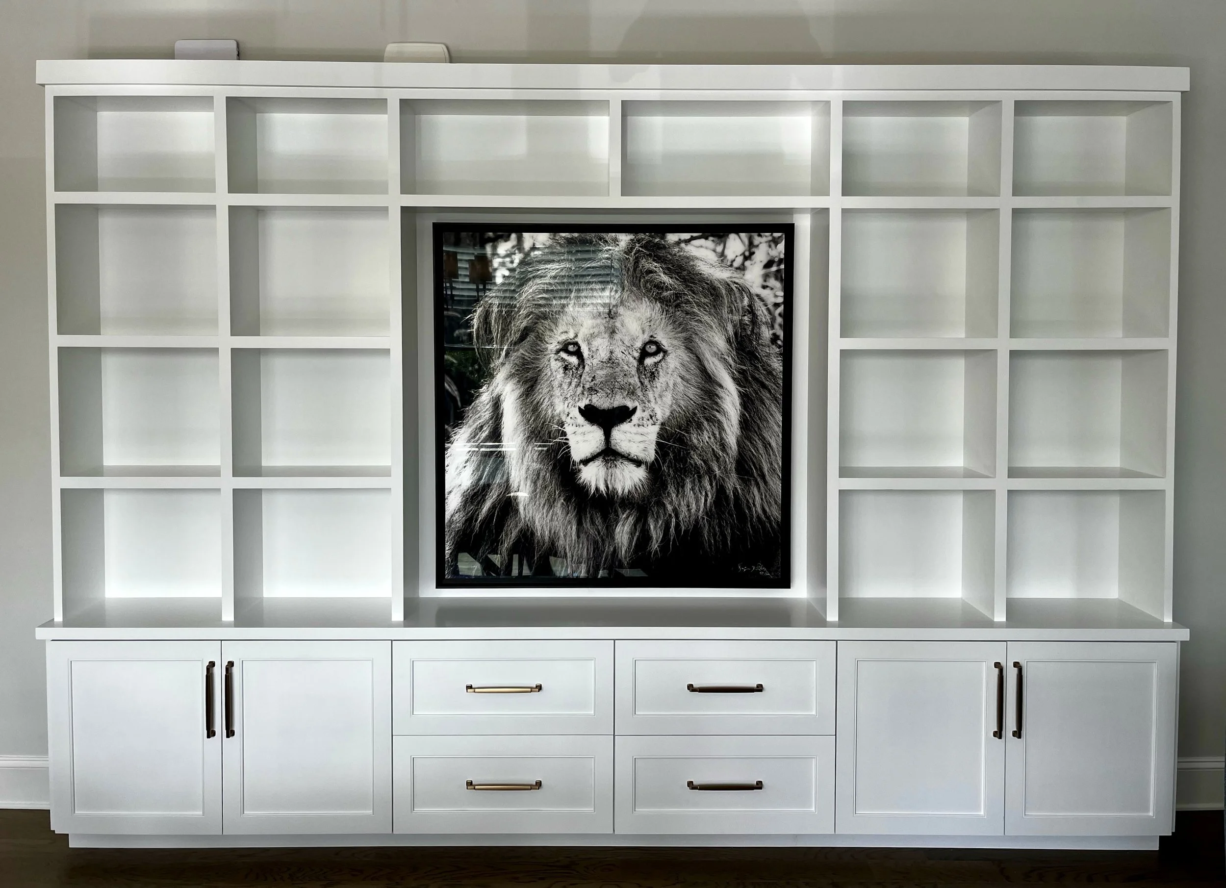 Living room entertainment center