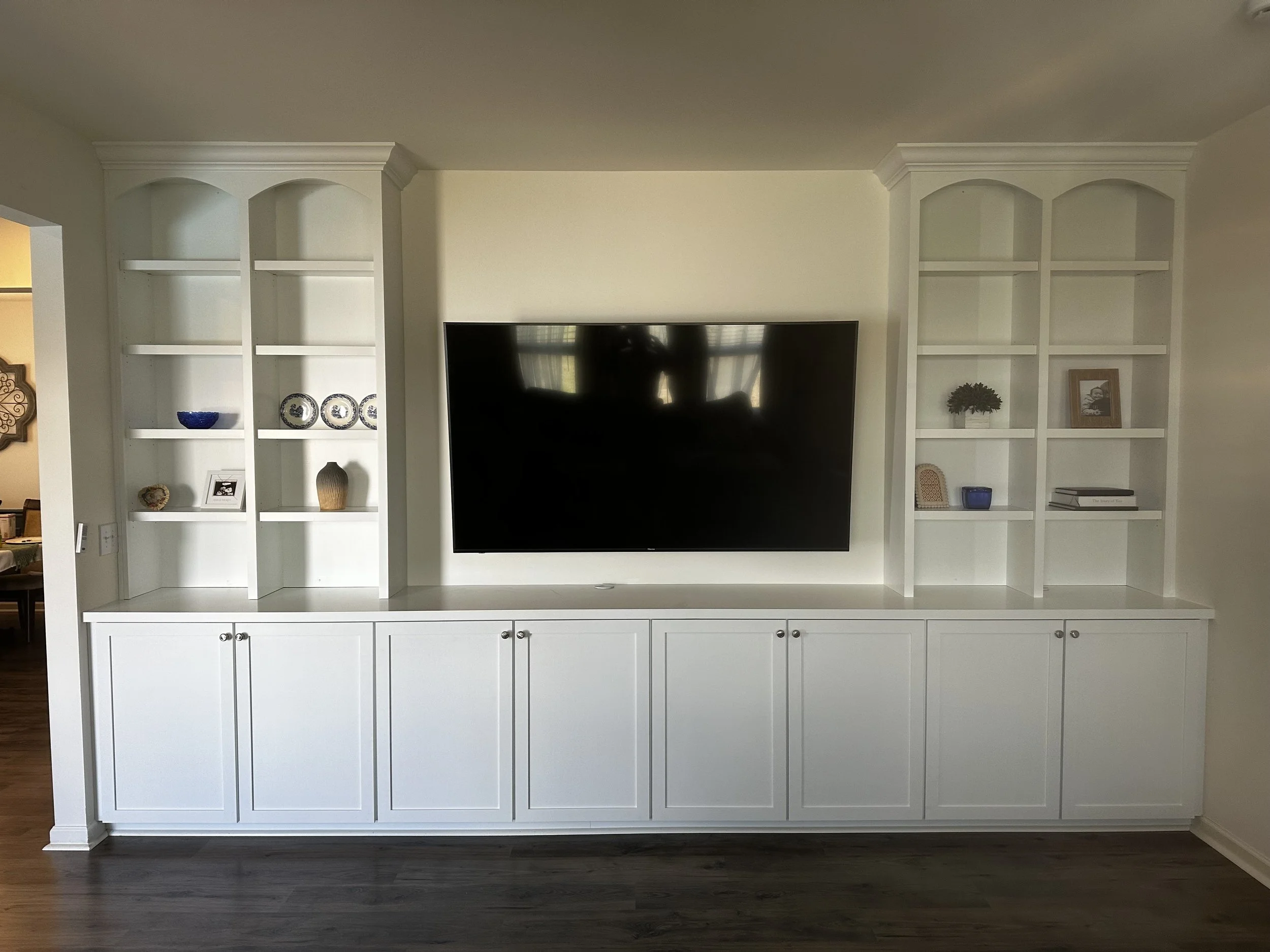 Living room entertainment center