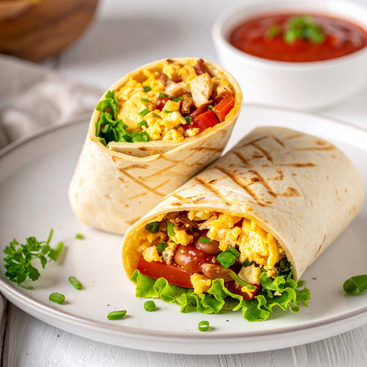 Chicken Breakfast Burrito