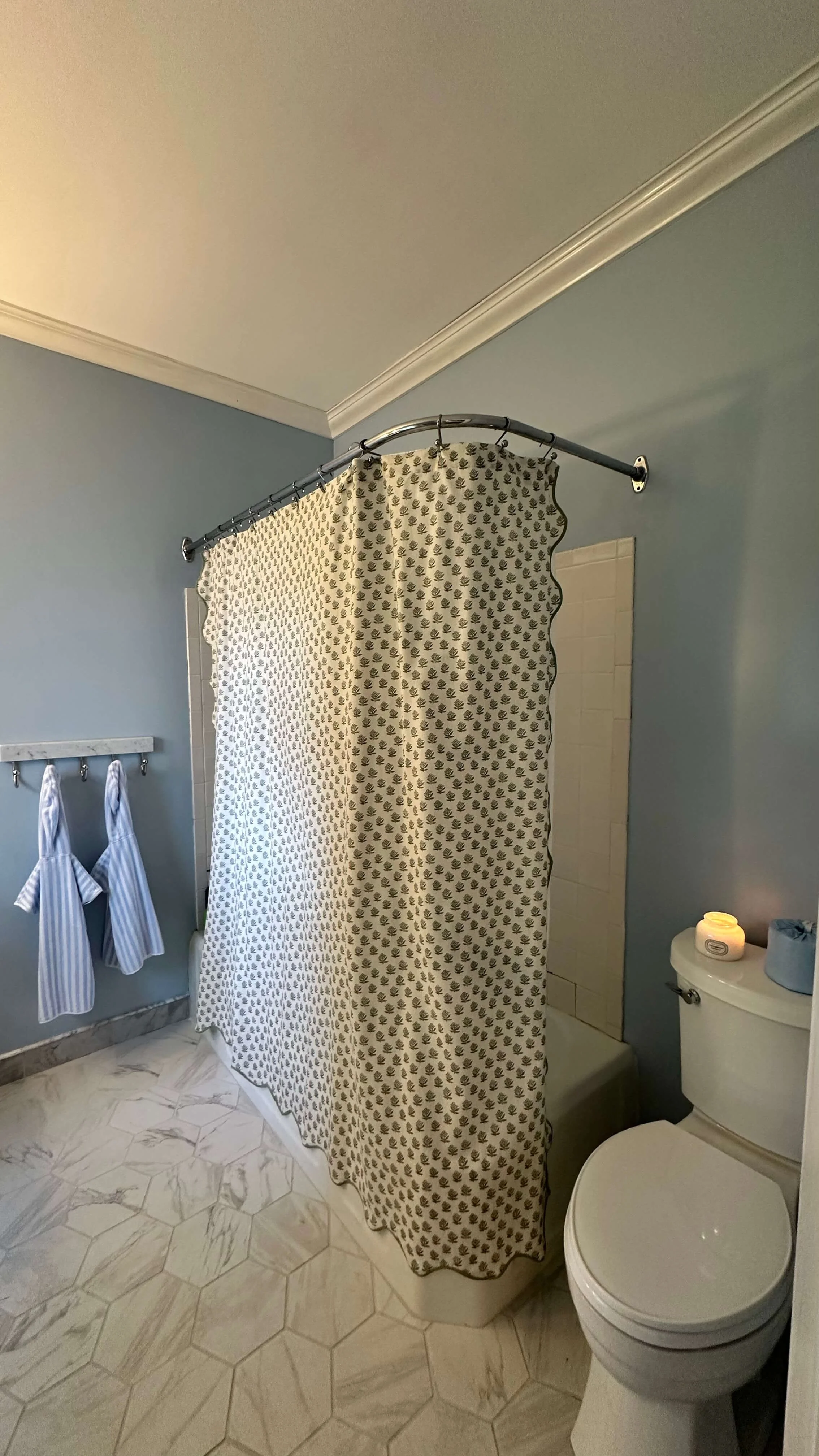 Bath and Shower Combination Arden Cottage Historic Lakefront Vacation Home Belgrade Lakes Maine.jpg