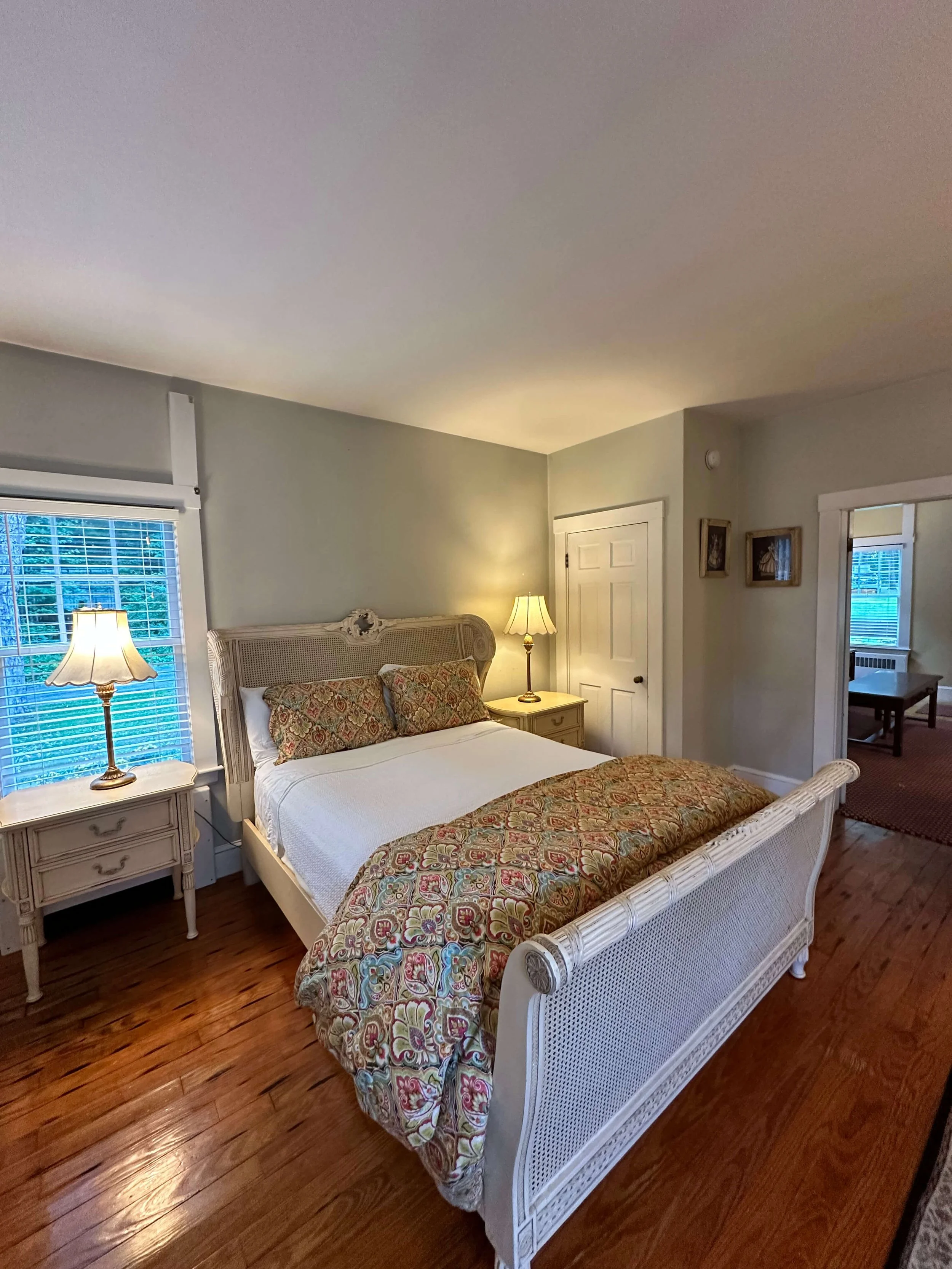 Cozy Bed in Nightingale Cottage within Historic Lakefront Home Belgrade Lakes Maine.jpg