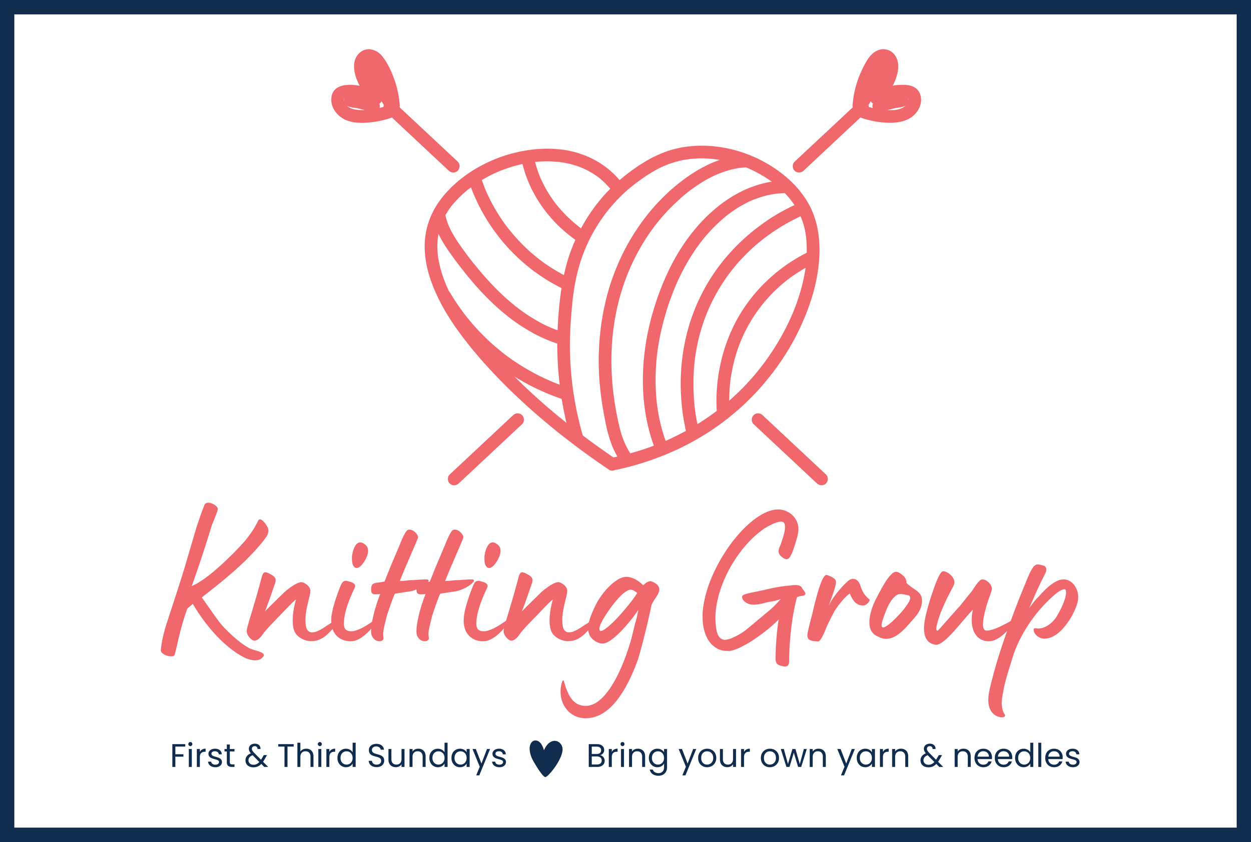 Knitting Group - 1st & 3rd Sundays