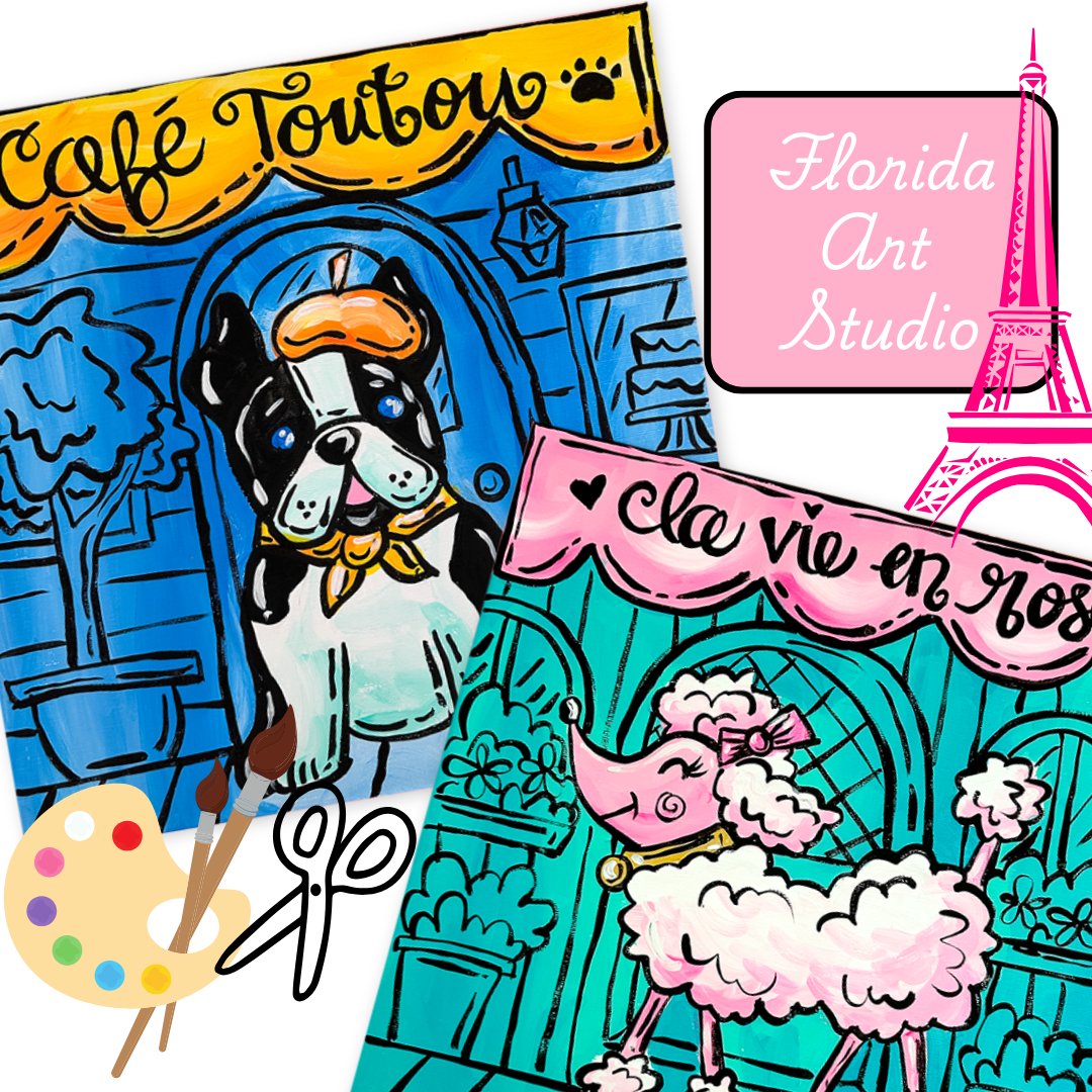 Paws & Paint in Paris: Children's Art Workshop