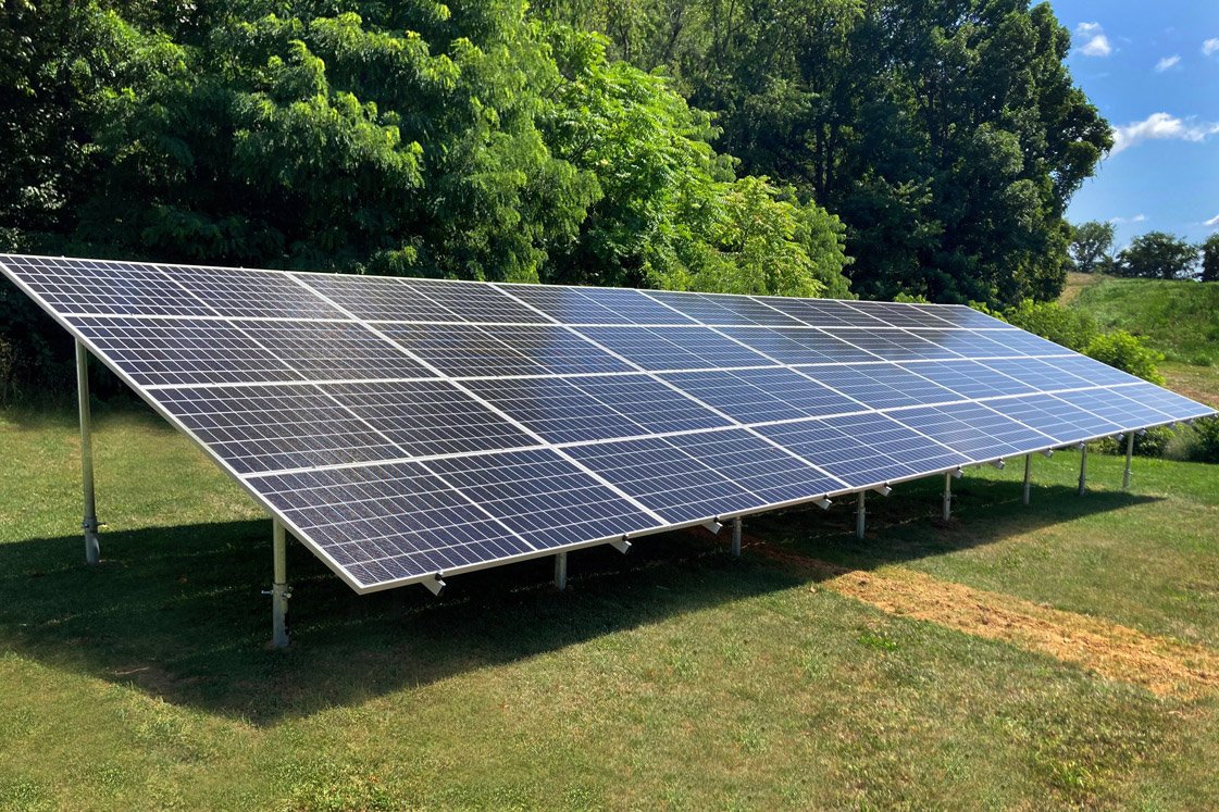 Ground Mount solar panels.
