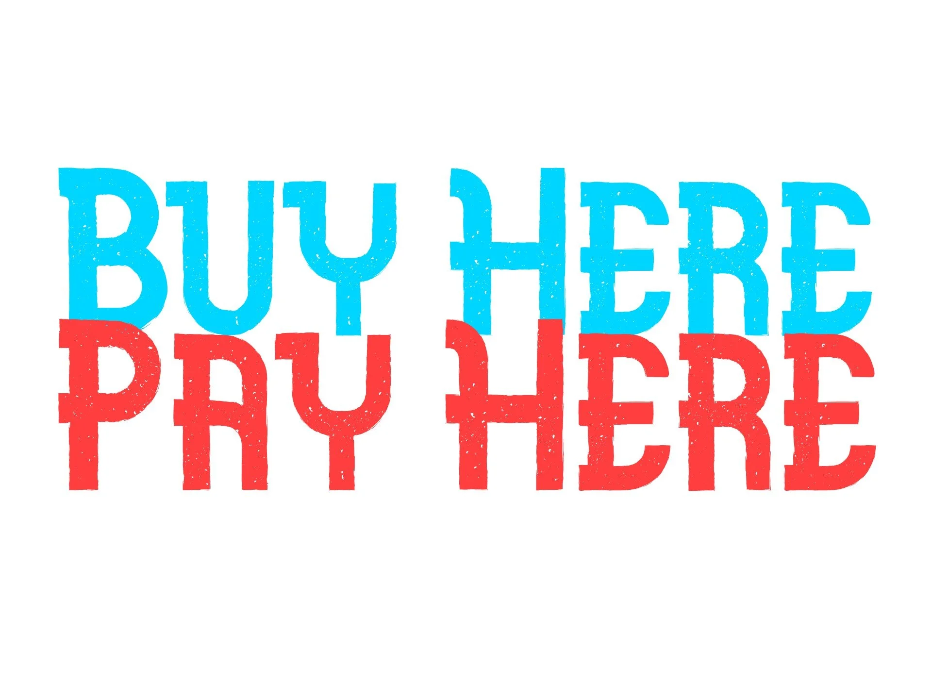 Text reading 'Buy Here' in blue and red colors.