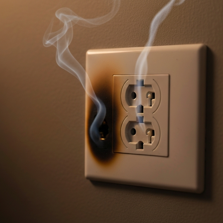 What to Do When You Smell Something Burning From an Outlet?