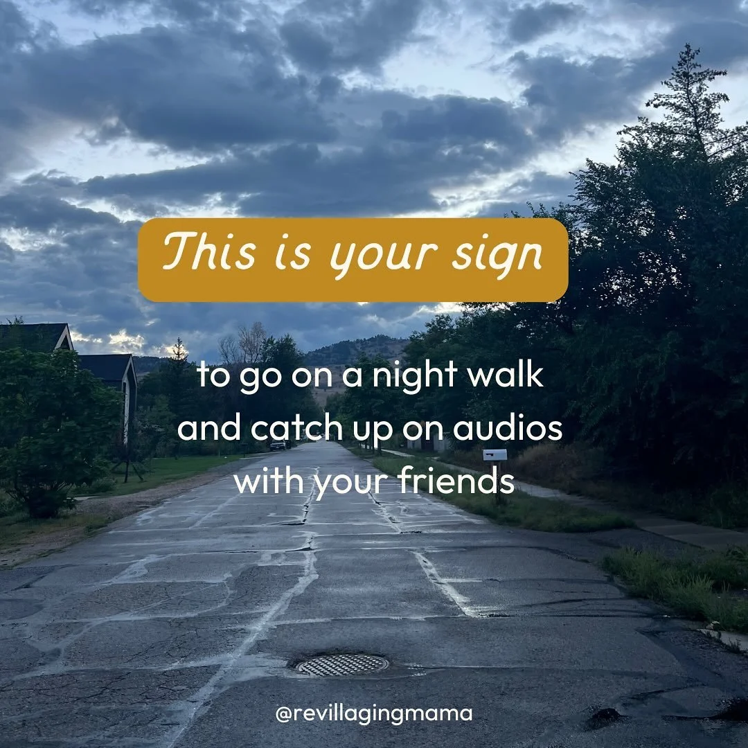 Clearly I was inspired on this nightwalk&hellip;

It was so nourishing on many levels and I couldn&rsquo;t keep this joy to myself. 

Catching up with friends from far away feels just as important as catching up with friends that are close by. 

I wa