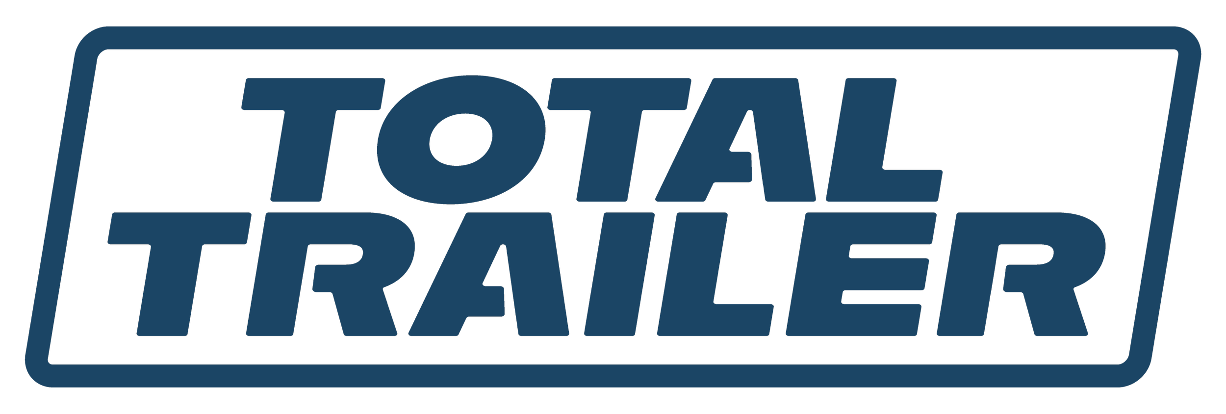 Logo for Total Trailer in blue