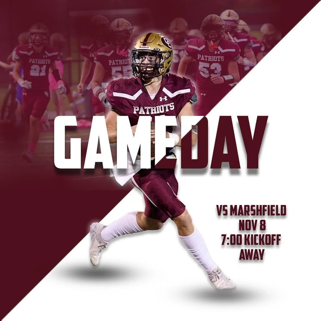 PLAYOFFS
VS MARSHFIELD
AWAY 7PM