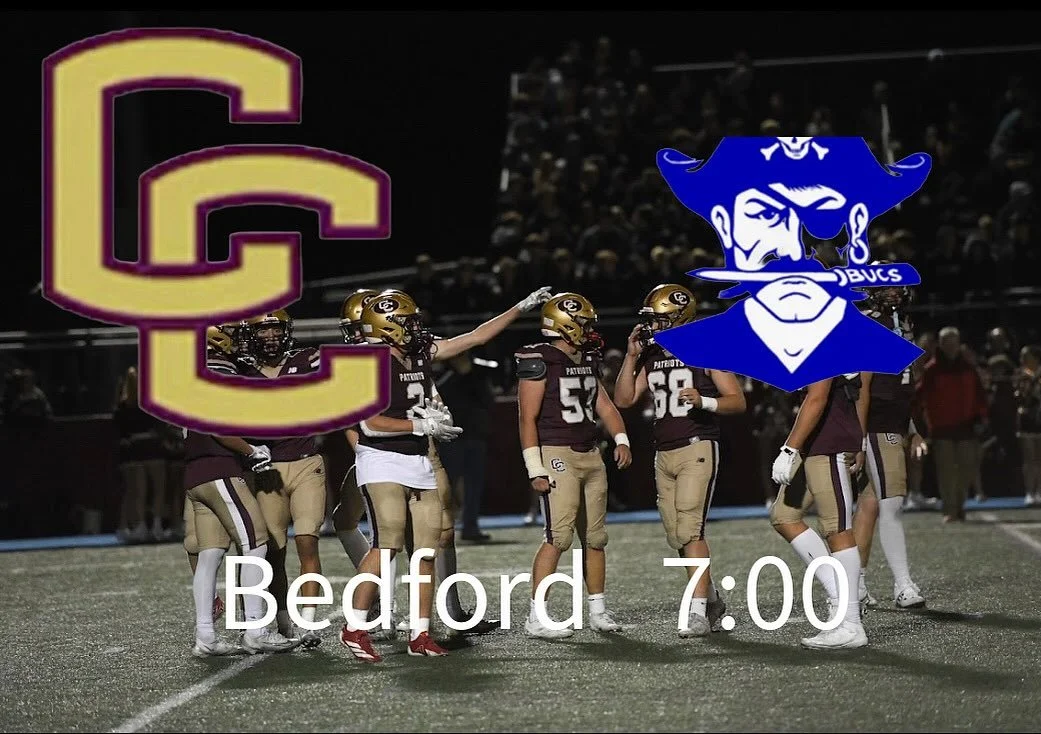 Your Concord Carlisle Patriots head out to Bedford High school. Games at 7. #RollCC