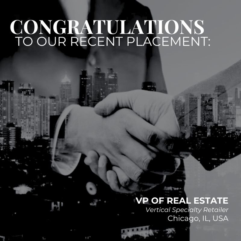 Placement VP of Real Estate