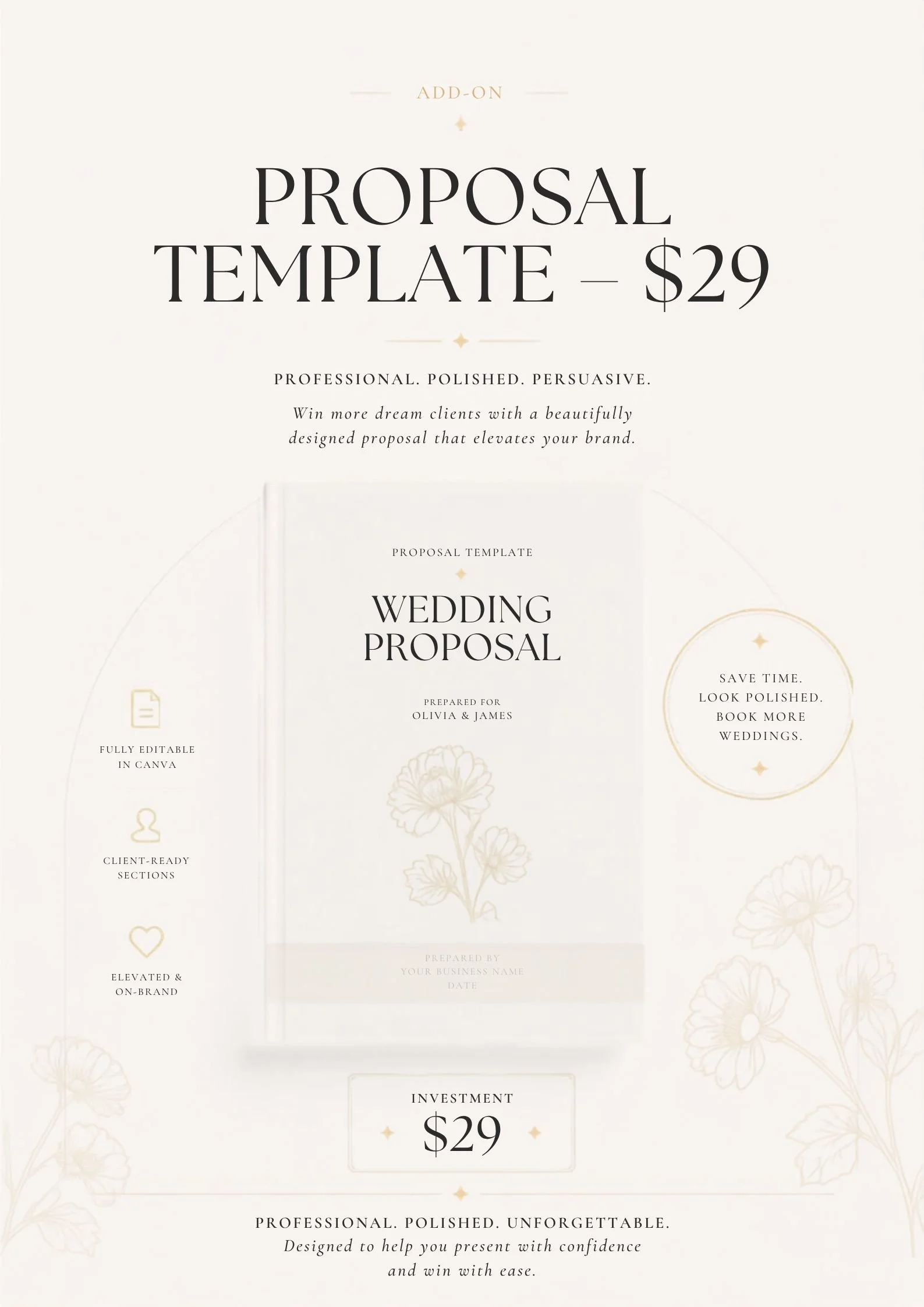 Two-Option Bridal Proposal Template