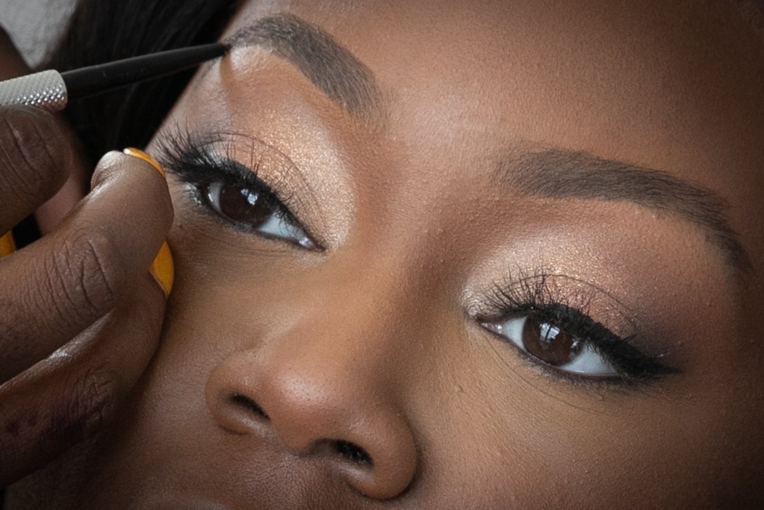 bridal makeup for black bride