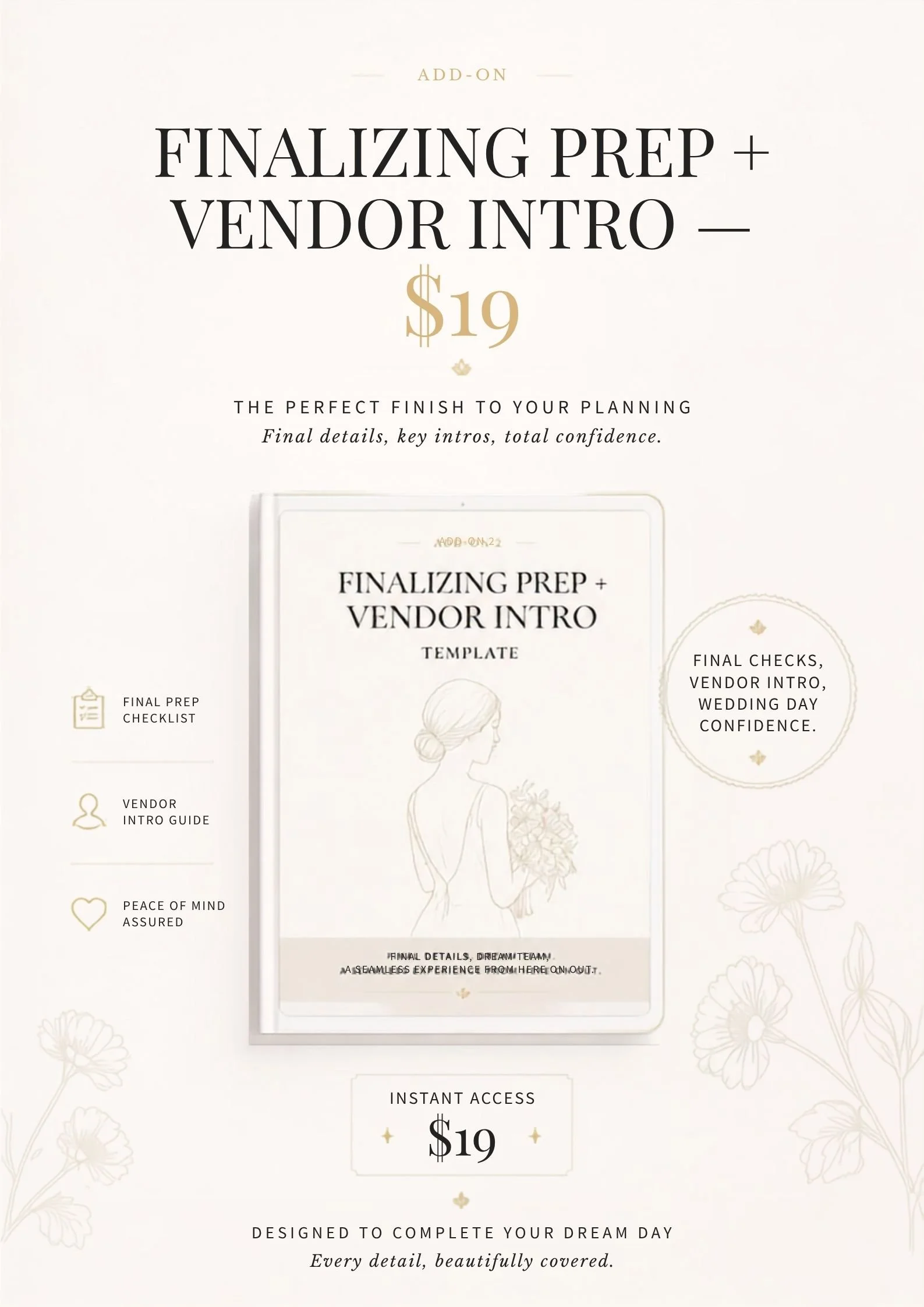 Bridal Comms Email Bundle: Prep & Vendor Intro