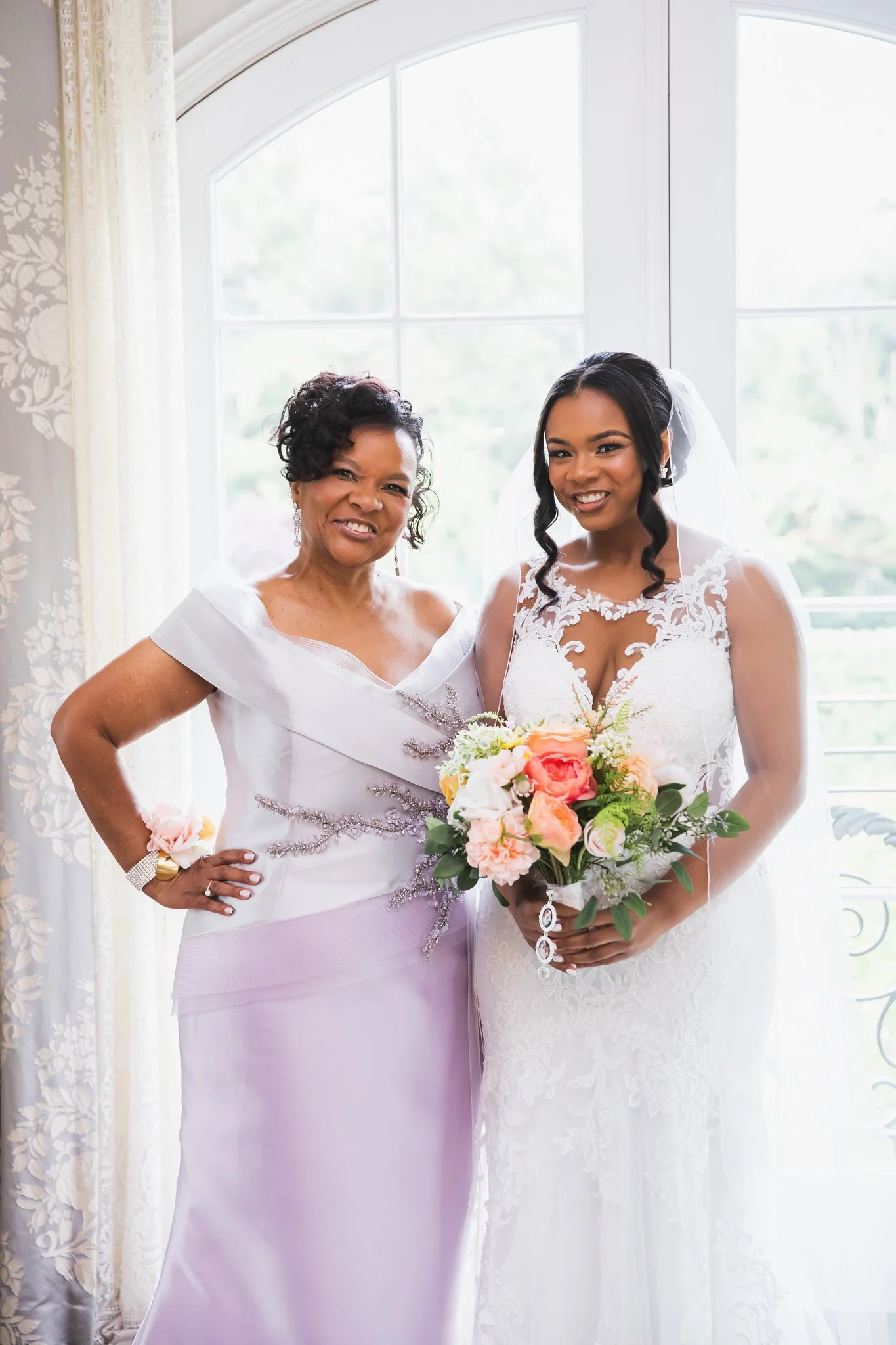 Bride and Mom of Bride Hair & Makeup