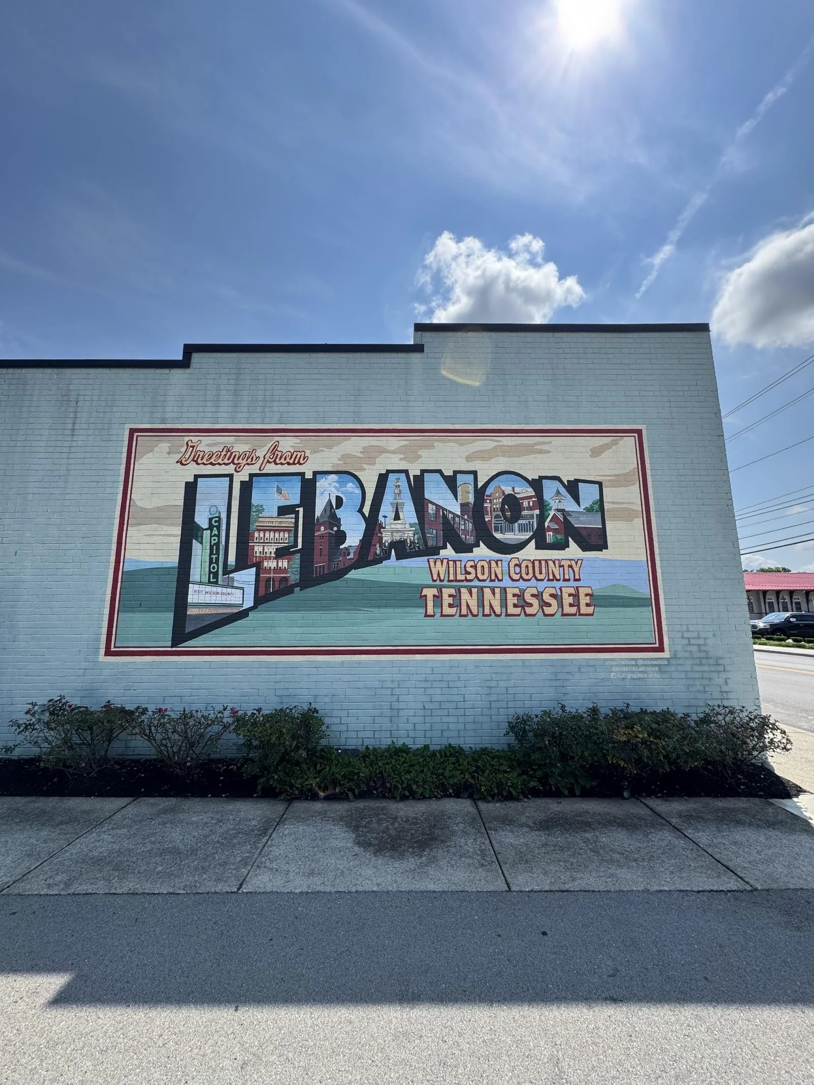 Exploring the Iconic “Greetings from Lebanon” Mural: A Must-See Spot in Wilson County, TN