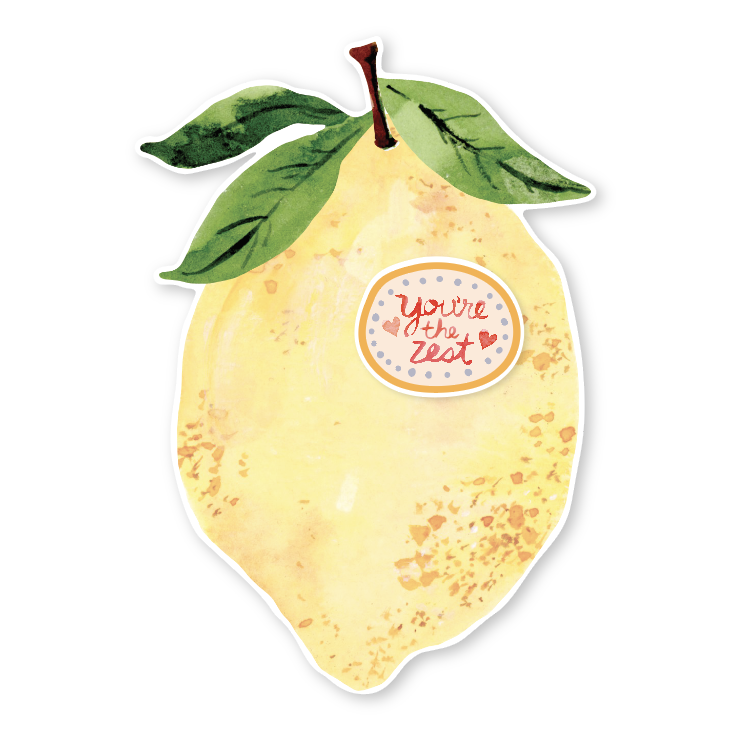 You're the zest Lemon  Waterbottle Sticker