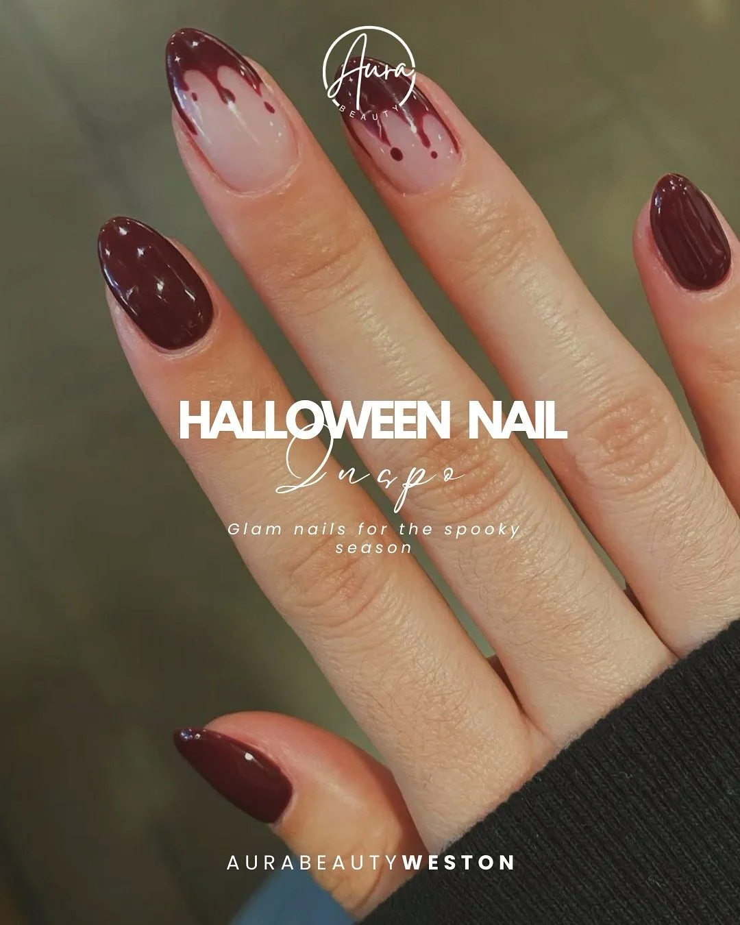 Spooky, but make it glam. 🕸️🖤

Halloween nails that bring the drama&mdash;think shimmer, edge, and a touch of mystery.

Swipe for inspo that&rsquo;s more chic witch energy than costume-party chaos. ✨