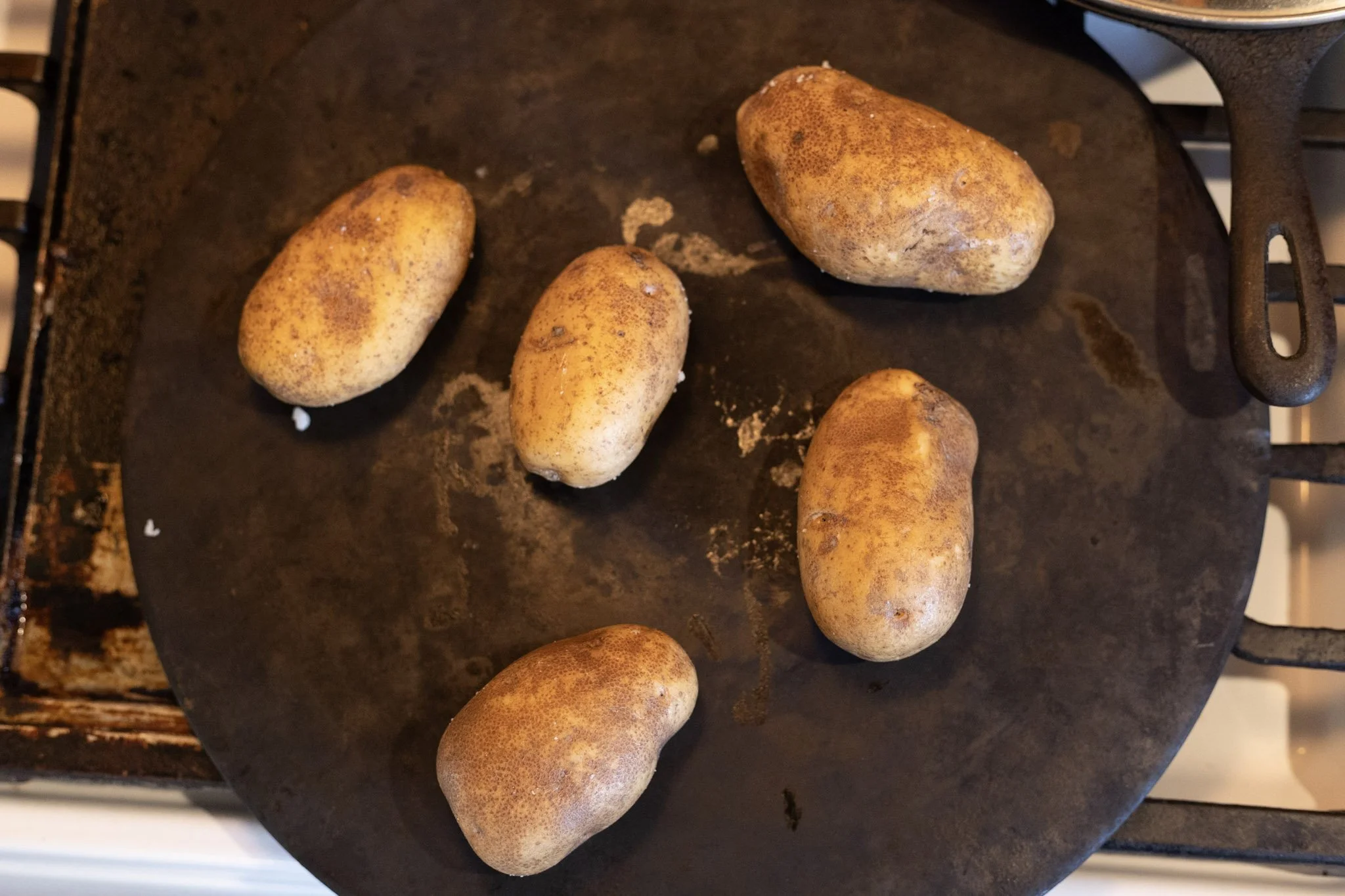 potatoes on a sheet pan