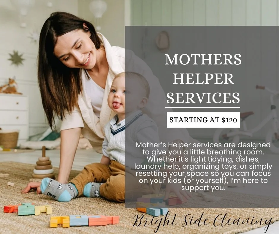 Just a fresh reminder that we offer Mother&rsquo;s Helper Services 🤍

This is not childcare. This is support for everything else!

The dishes.
The laundry.
The floors.
The bathroom that hasn&rsquo;t had attention in weeks.
The general chaos that com