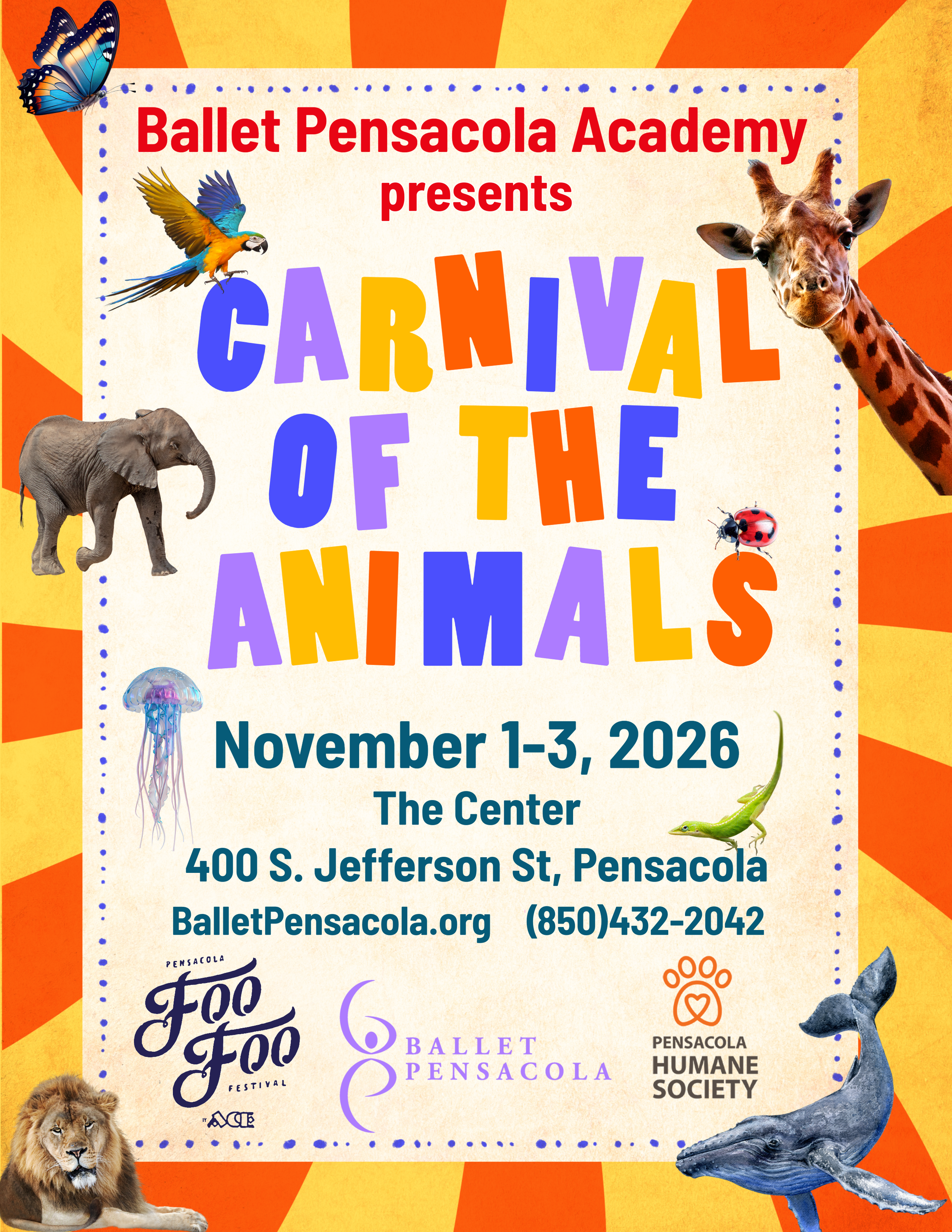 Carnival of the Animals to Life for Foo Foo Fest 2026