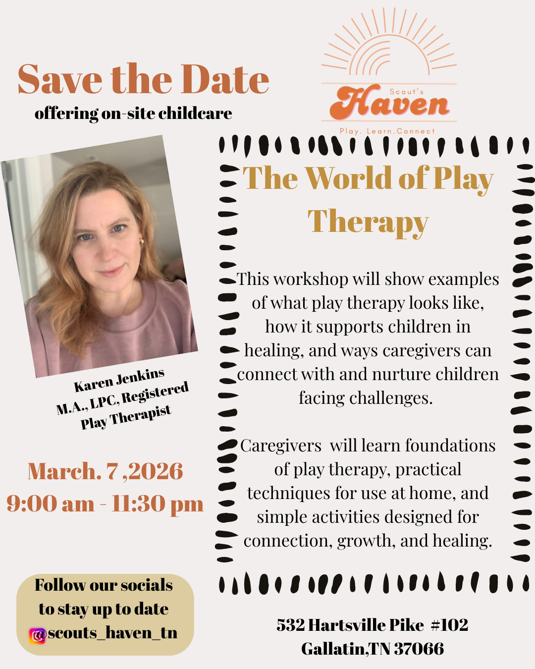 Play Therapy Workshop!