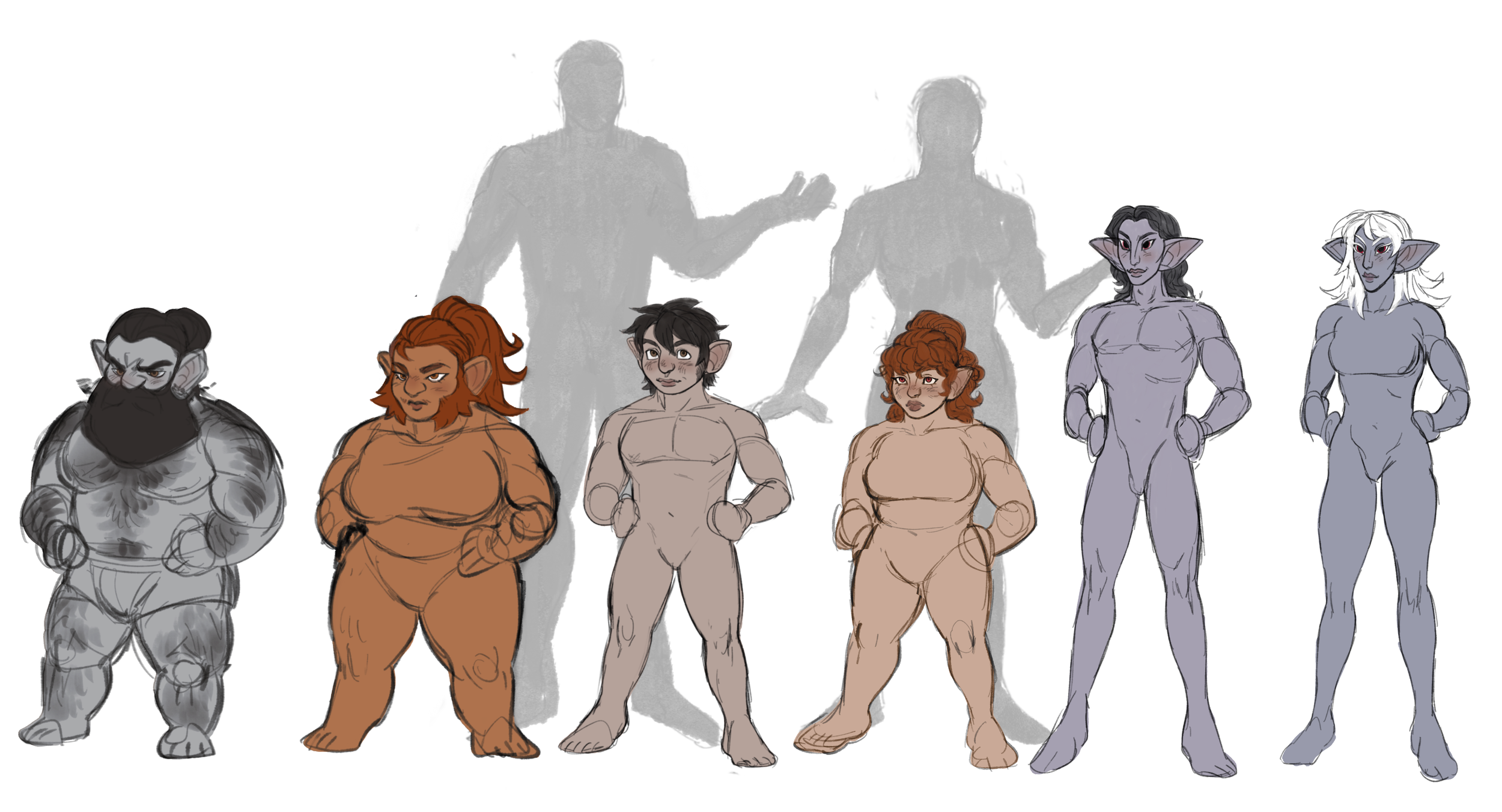 " Dwerves, Halflings, Deep Elves", 2025
