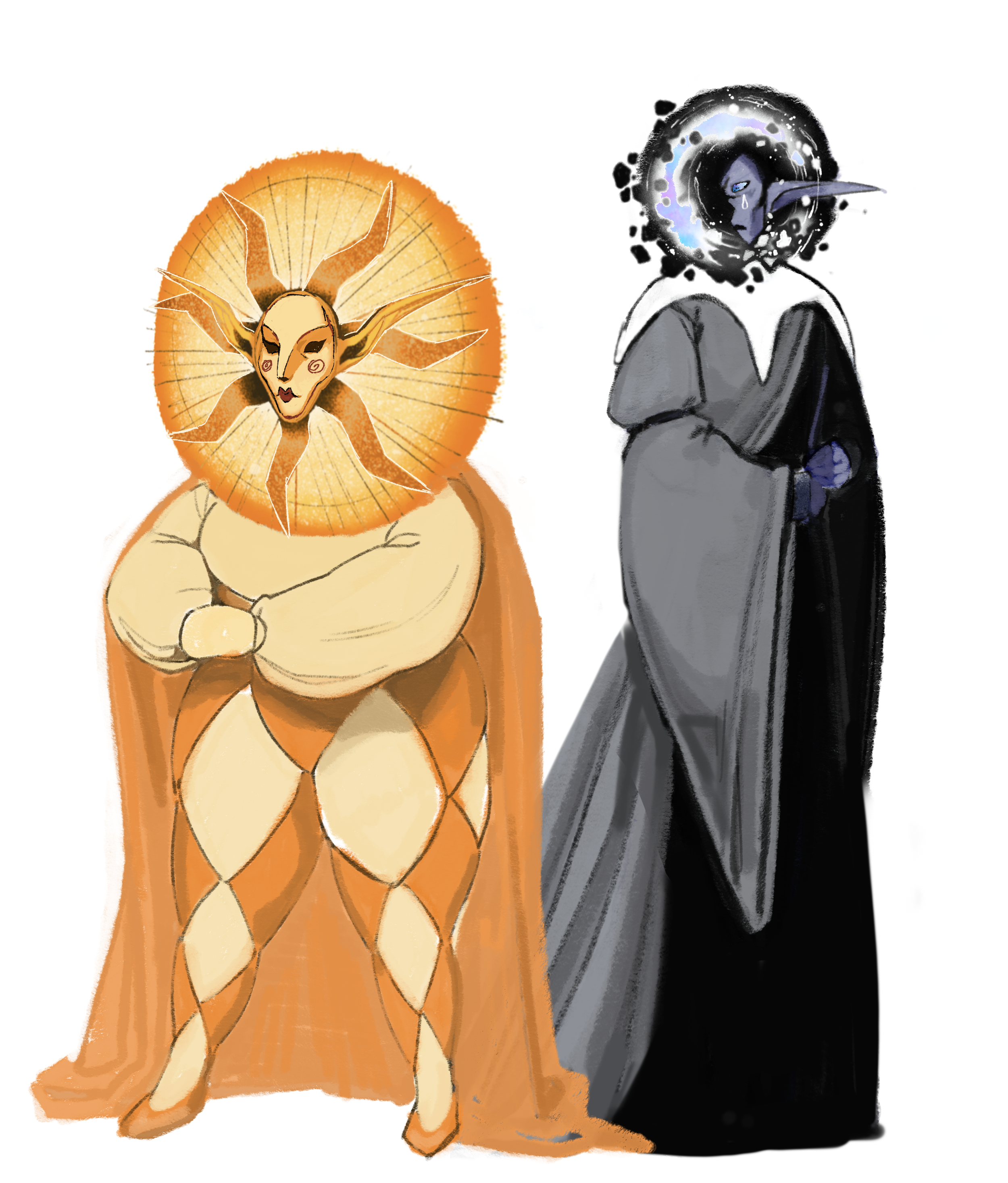 "Sun and Moon concept, post-sundering", 2025