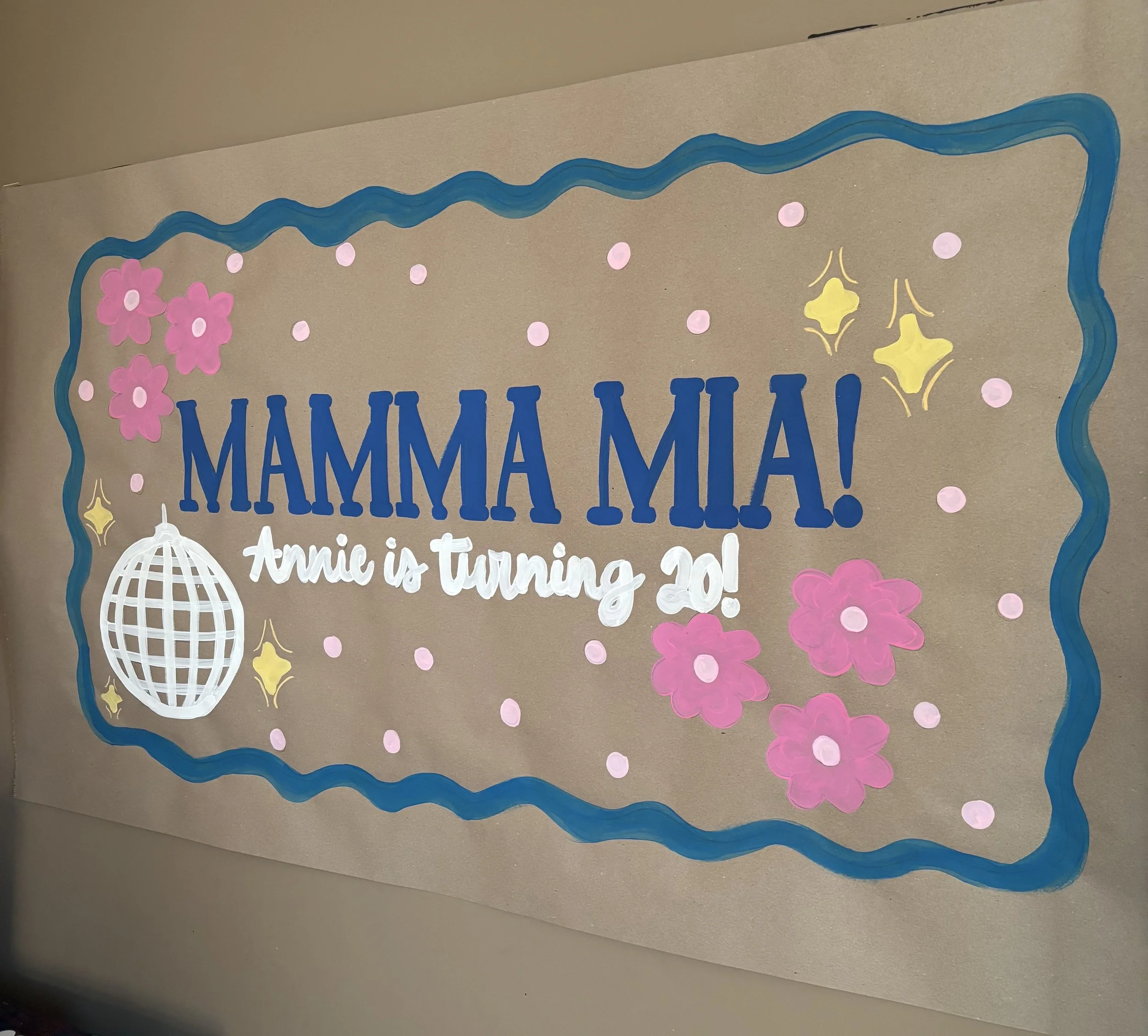 Mama Mia Large Banner
