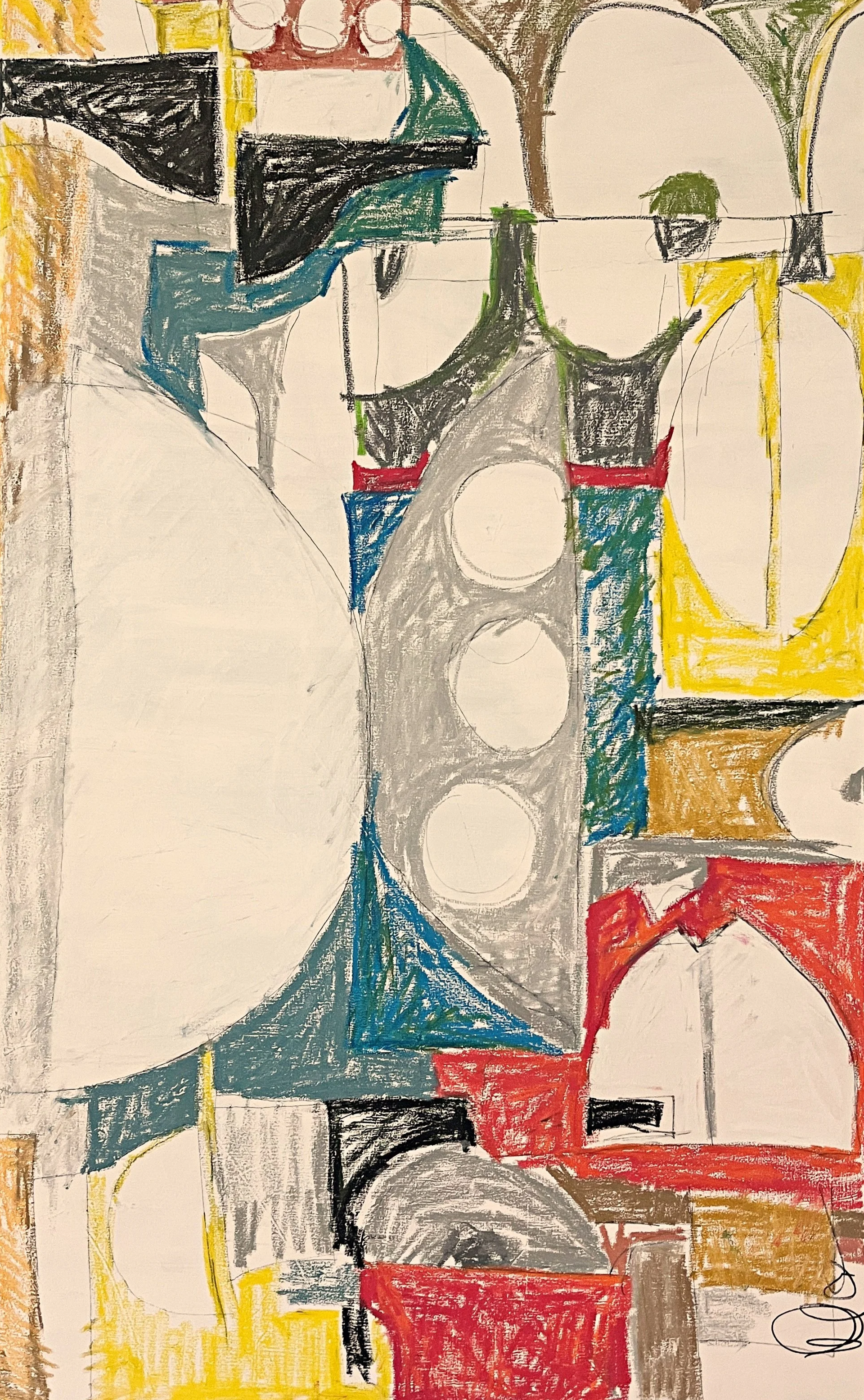 Child's play, 2024, Mixed Media, 37.5" x 61"