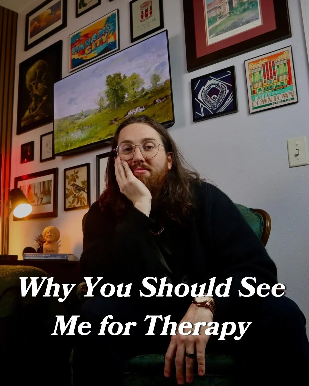 Just a few reasons why you should see me for therapy 😁