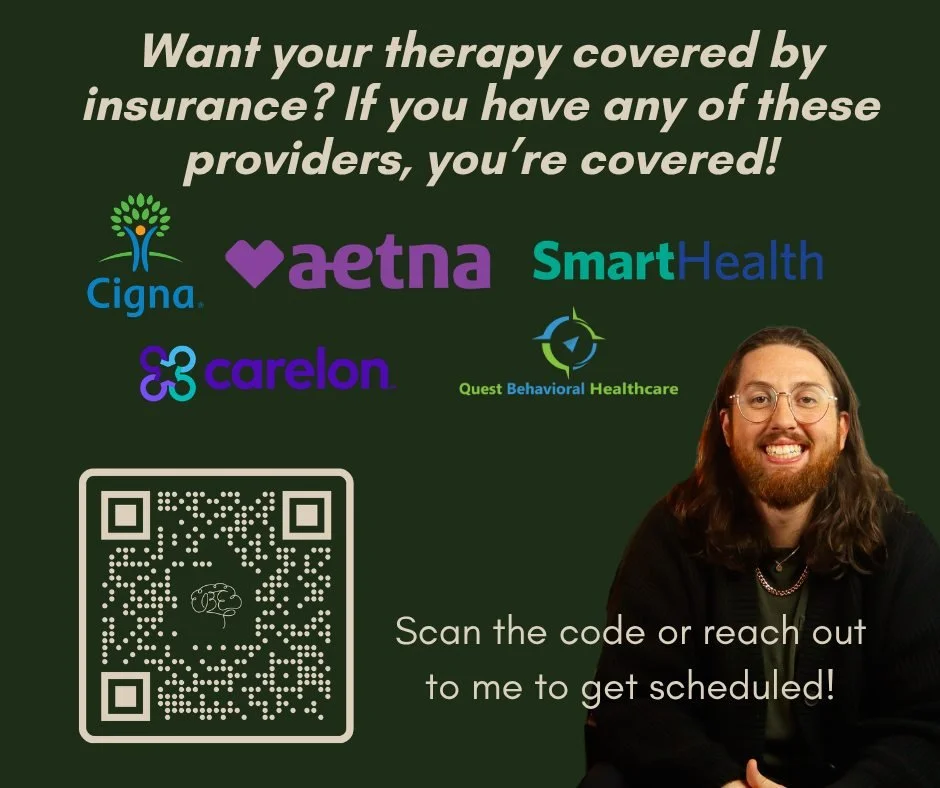 In today's world, our finances can always be in question. Thankfully, these insurance companies can cover your therapy! If you have any of these insurance providers, reach out to me to get scheduled and see how your therapy is covered!