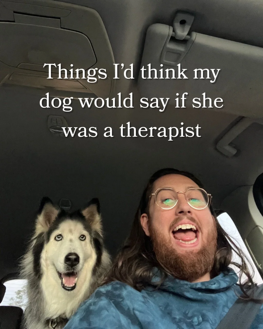 I think she&rsquo;d do pretty well as a therapist tbh. Definitely solution focused and person-centered. 
&bull;
&bull;
&bull;
Disclaimer: Social Media is not a replacement for therapy. Just because I am a therapist, this is not meant to replace YOUR 