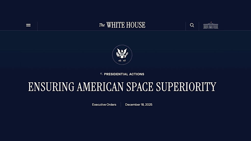 What Trump’s Space Superiority Order means for Canadian industry