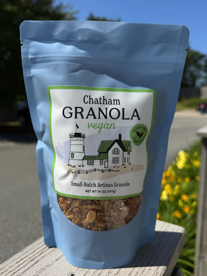 Chatham Granola Finalized Logo on In-Store Packaging