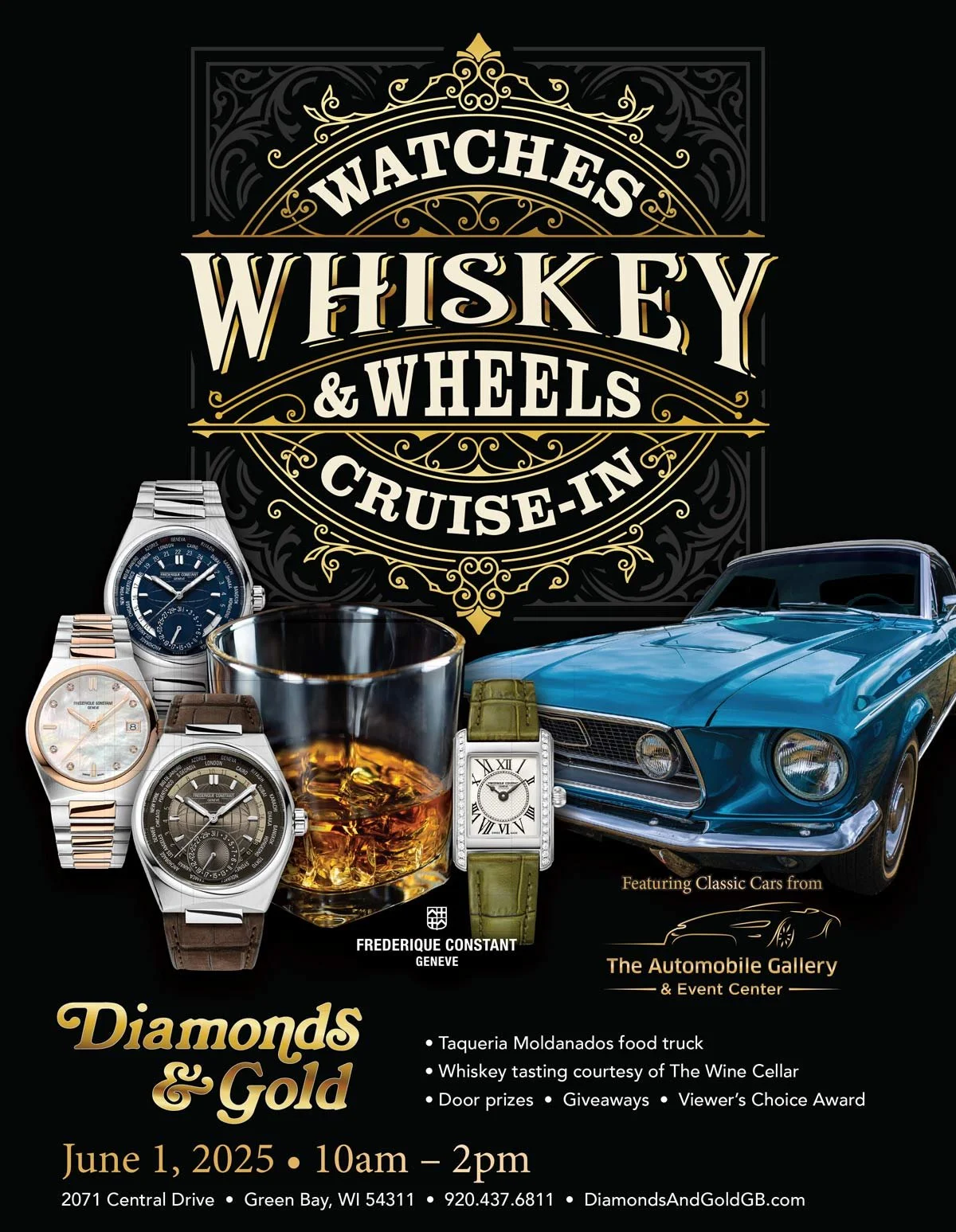 2025 Watches, Whiskey, and Wheels event