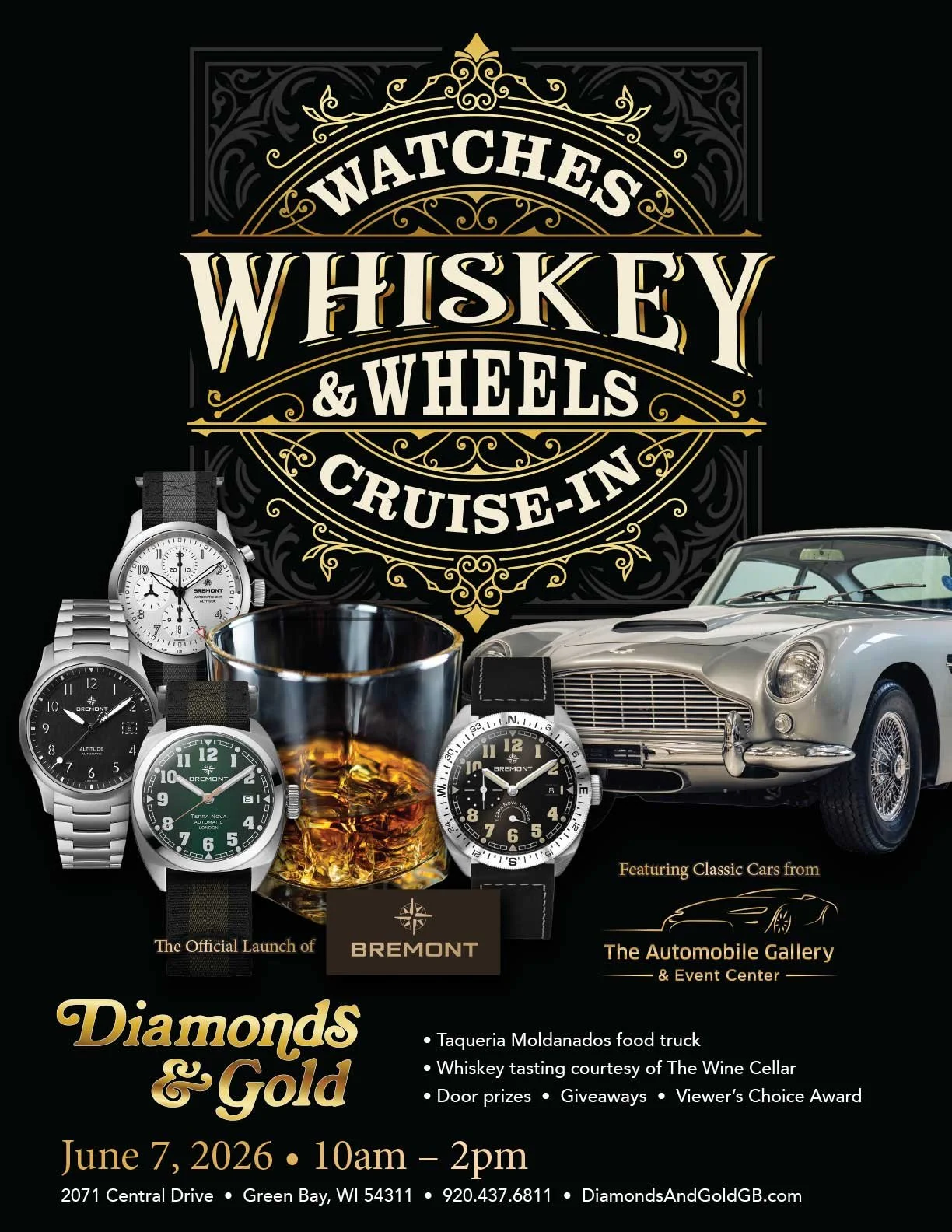 2026 Watches, Whiskey & Wheels Event