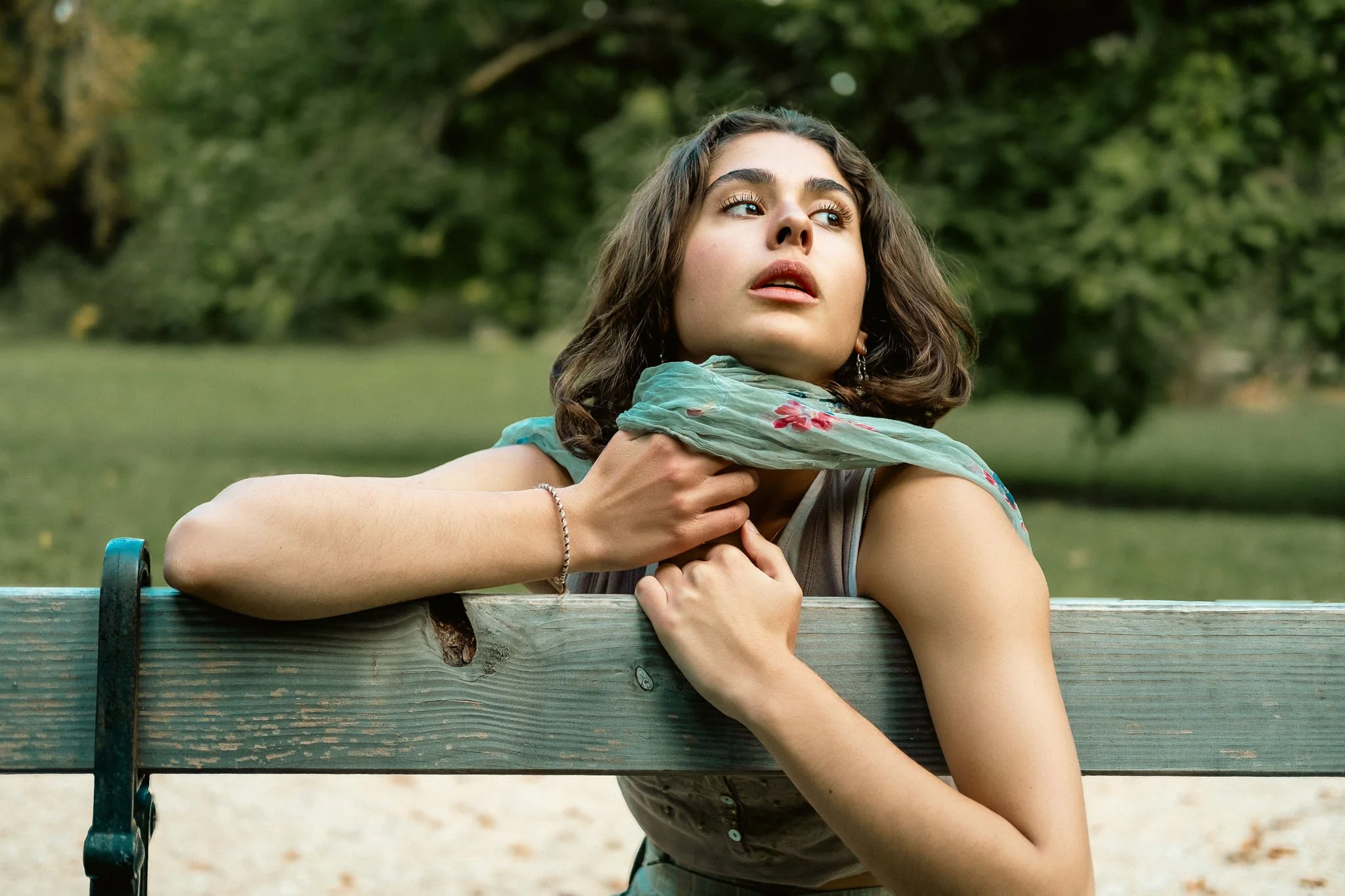 Shooting comédienne en extérieur