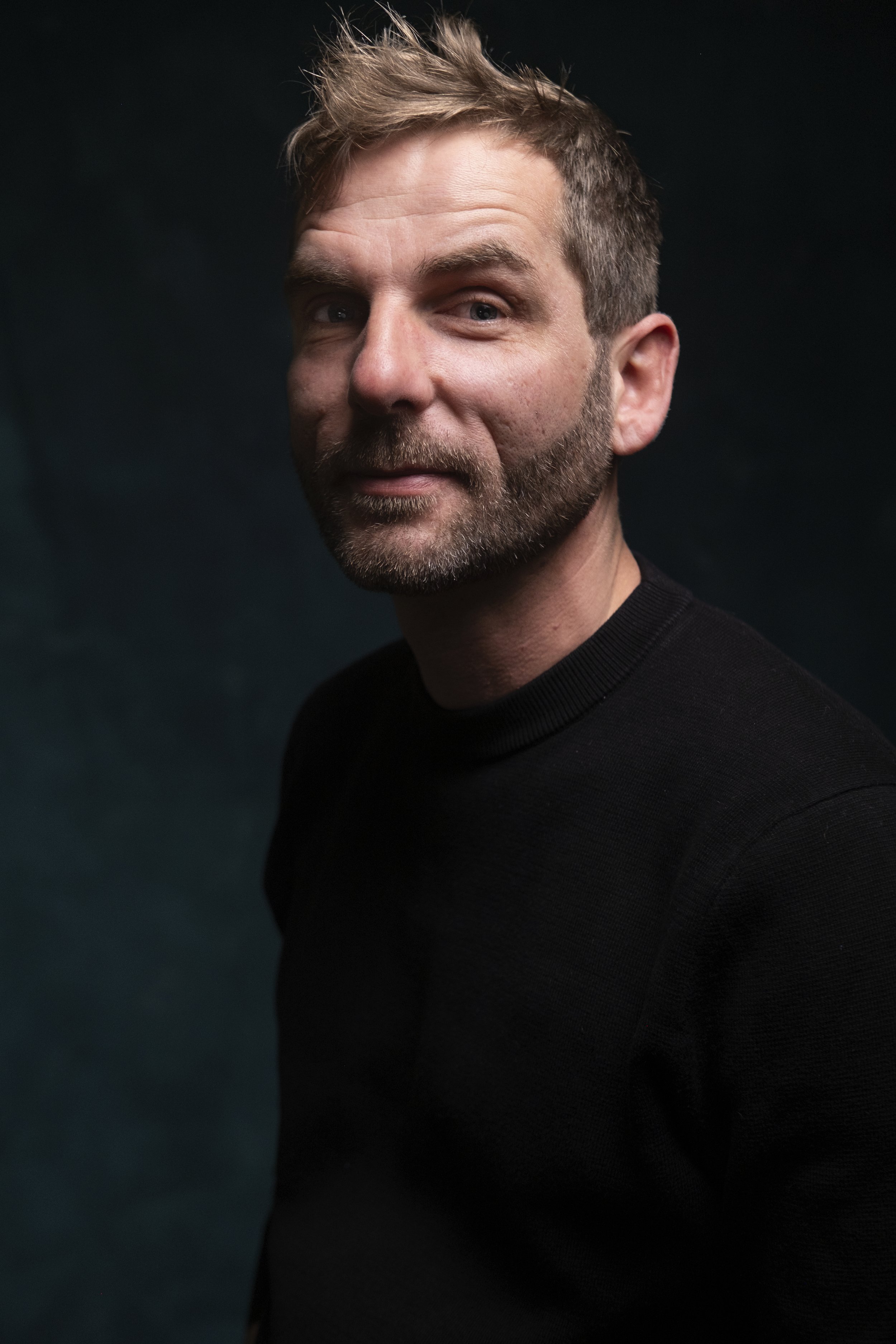 Portrait homme en studio à Nancy