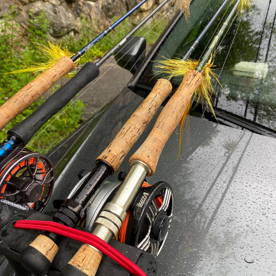 Fly fishing rental rods and reels for alpine rivers in Northern Italy
