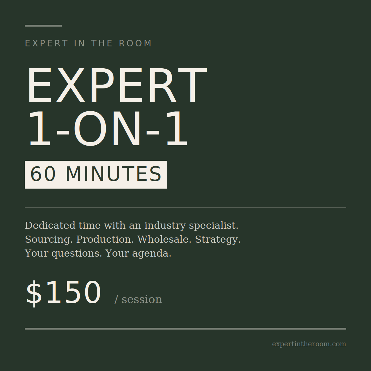 Expert 1-on-1 | 60 Minutes