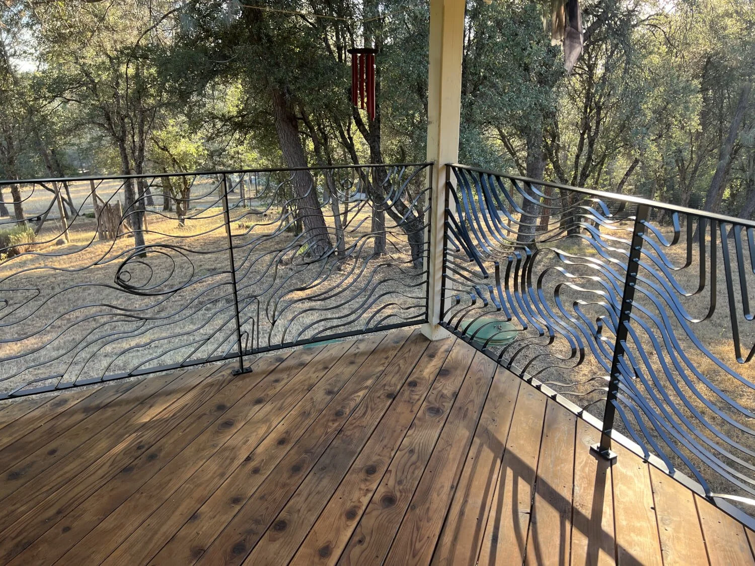 double panel railing topograin design