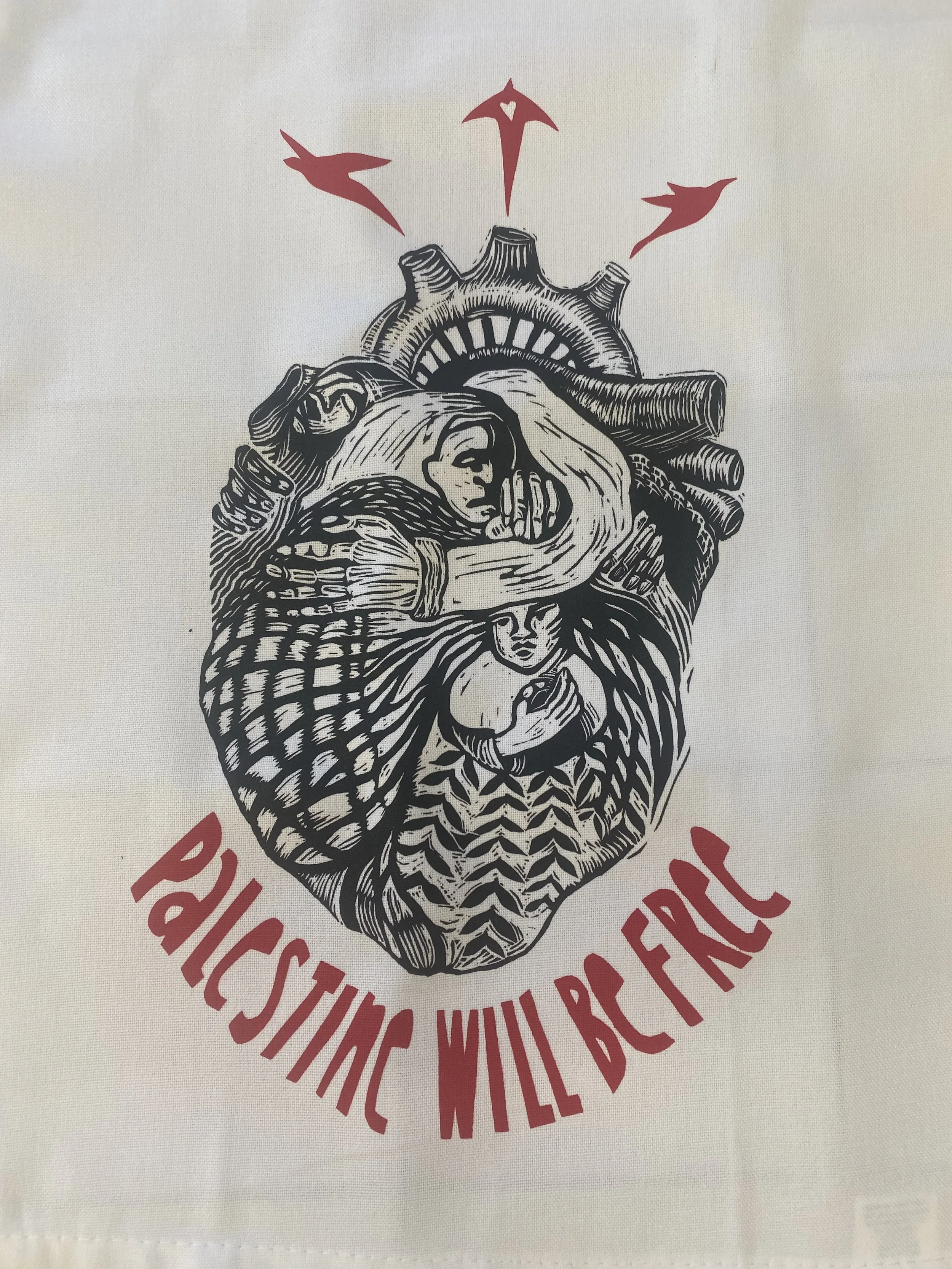 Free Palestine Tea Towel