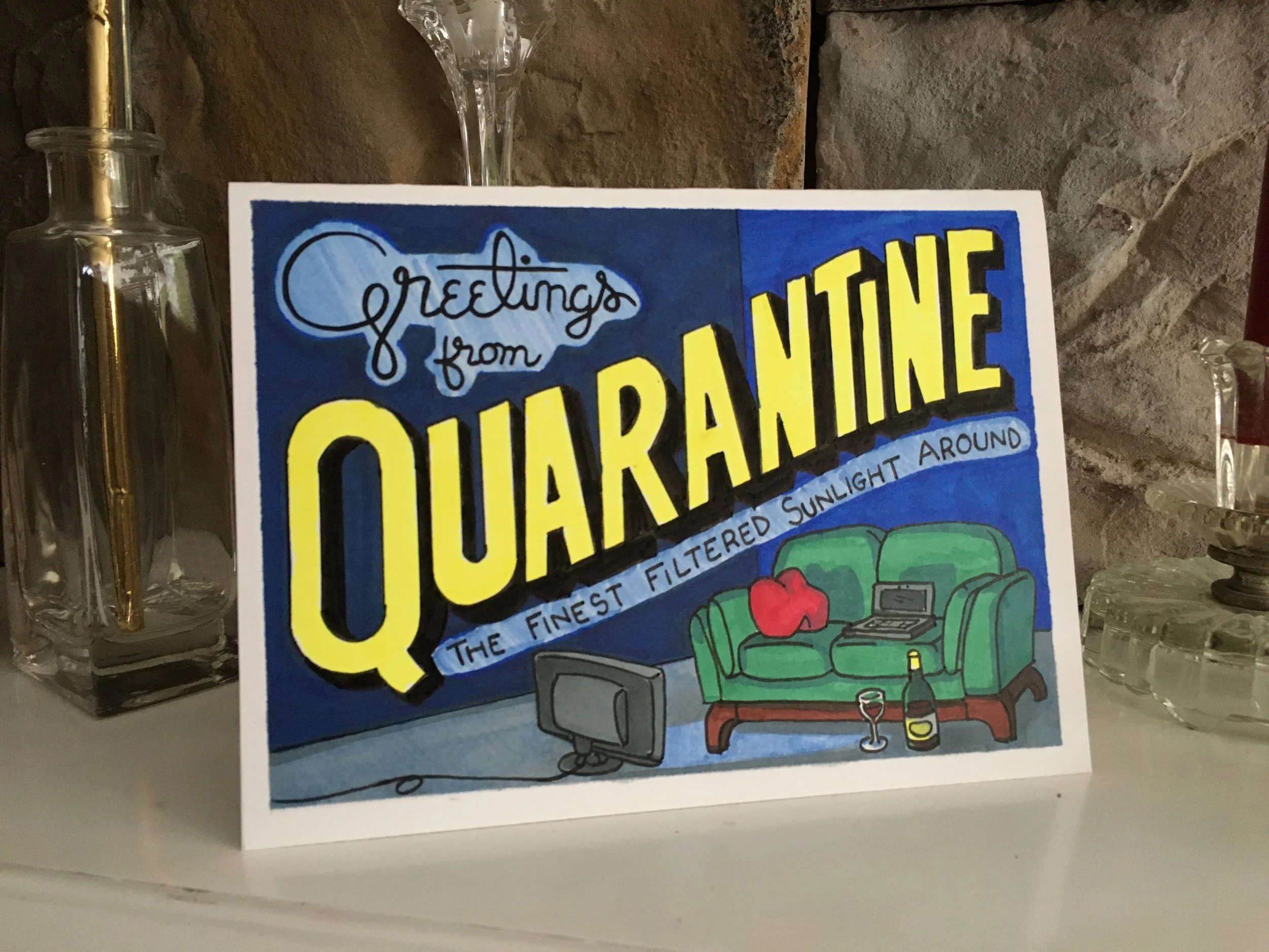 Greeting Card - Marker, Colored Pencil