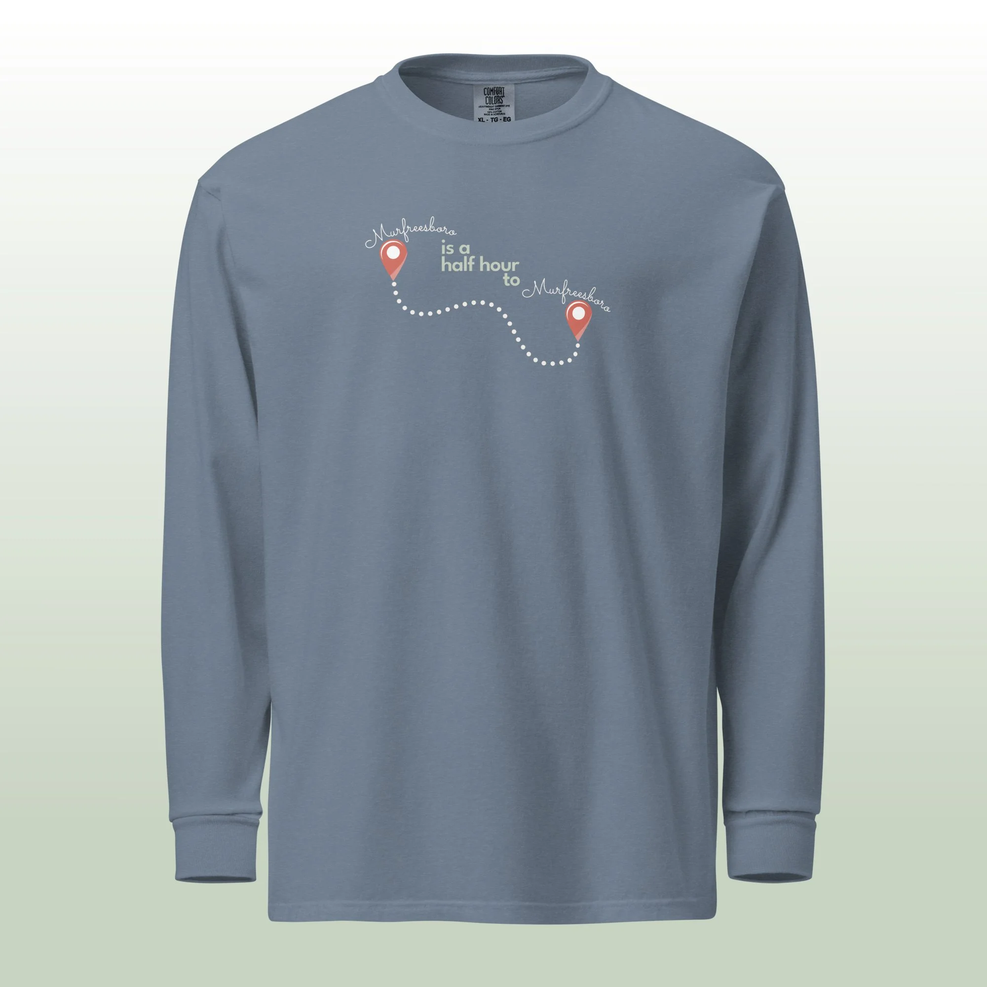 Murfreesboro Commute Unisex Long-Sleeve Shirt