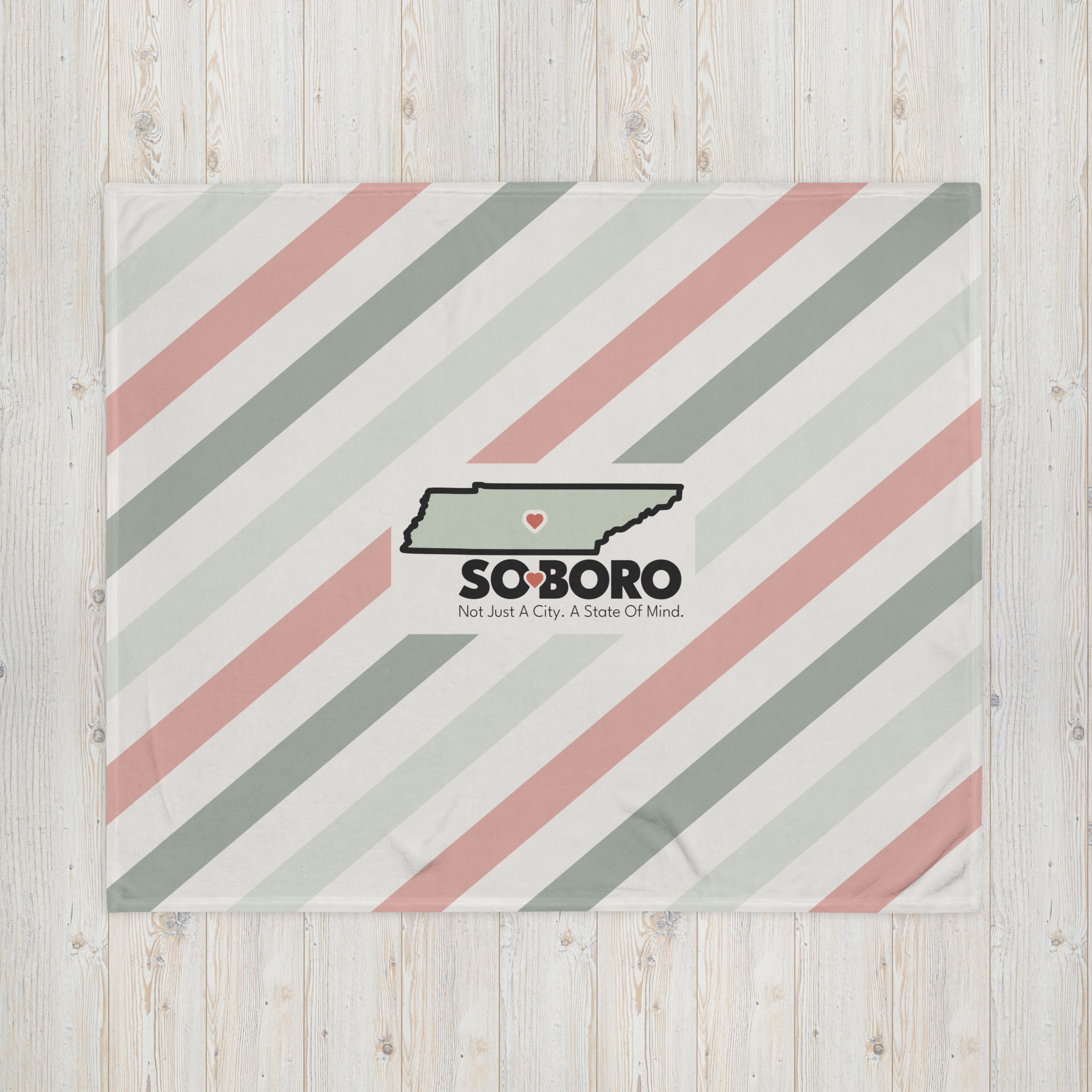 SO BORO Southern Stripes Throw Blanket